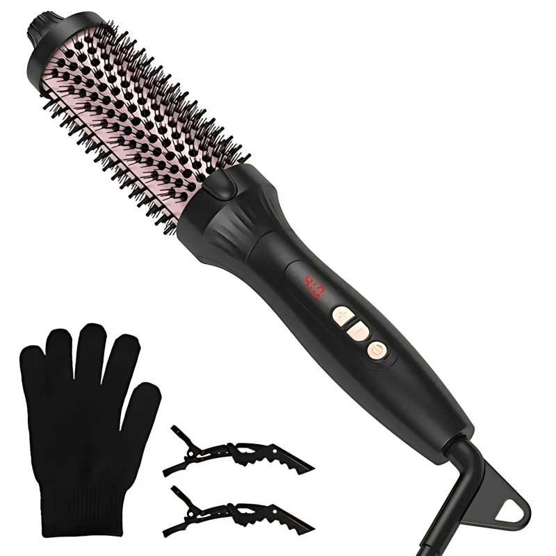 VYSN 4-in-1 Hot-Air Brush: Curler, Dryer, Straightener for All Hair Types made by Zulily