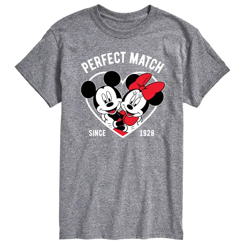 Disney - Perfect Match - Men's Short Sleeve Graphic T-Shirt sold by Zulily