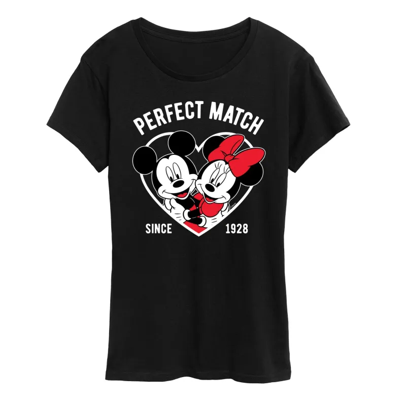 Disney - Perfect Match - Women's Short Sleeve Graphic T-Shirt made by Disney