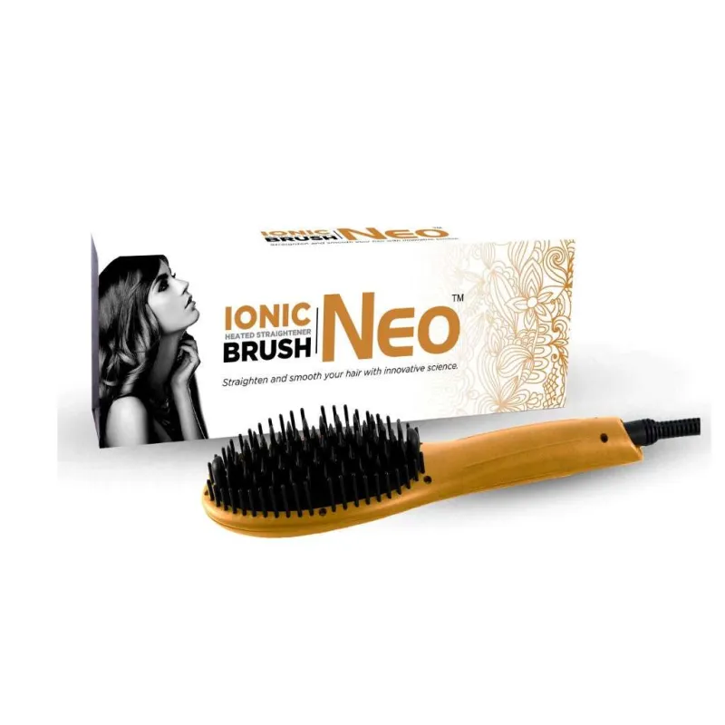 NEO Choice Digital Far-Infrared Ionic Technology Heated Straightening Brush made by Zulily