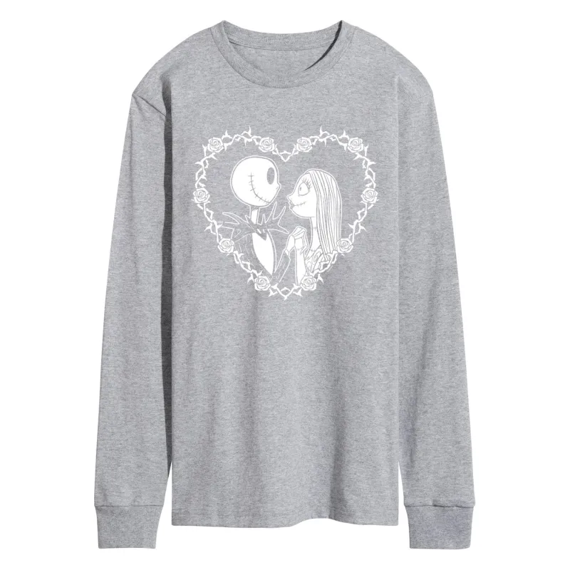 The Nightmare Before Christmas - Jack Sally Heart - Men's Long Sleeve T-Shirt made by Zulily
