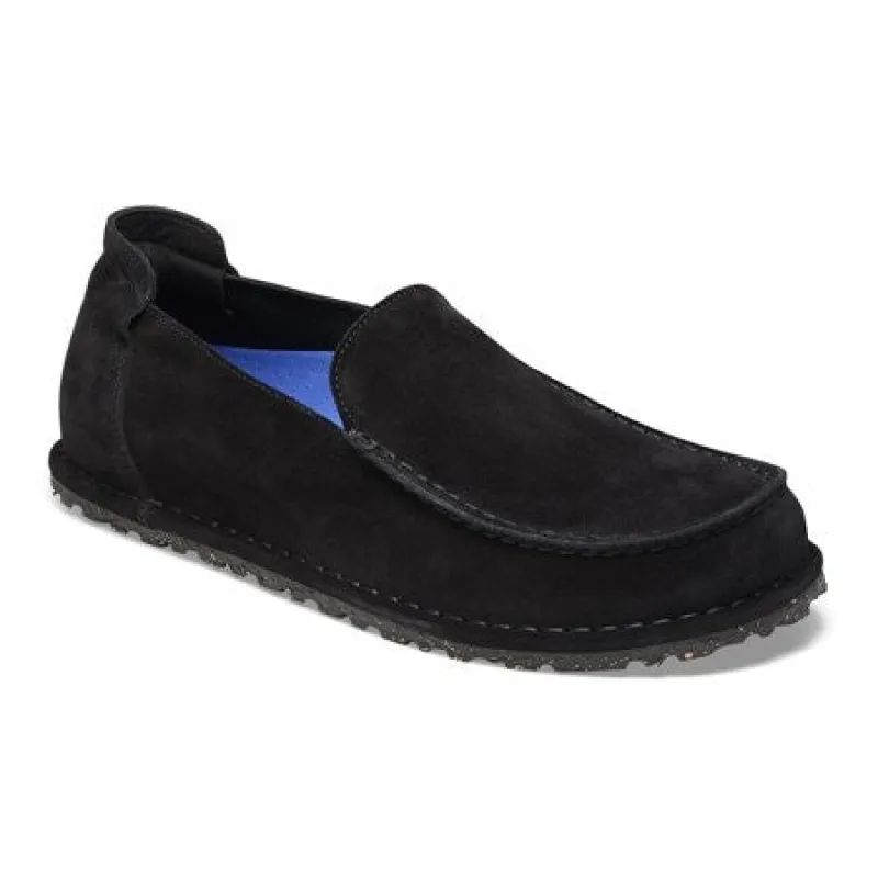 Birkenstock Unisex Utti Suede Leather Rubber Black sold by Zulily