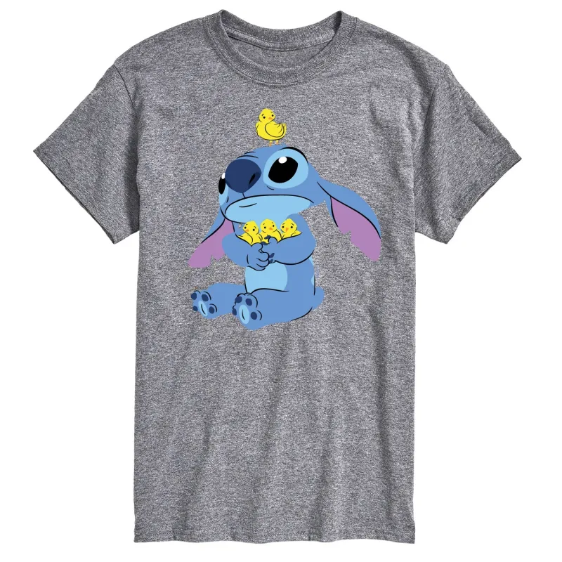 Lilo & Stitch - Stitch and Chicks - Men's Short Sleeve Graphic T-Shirt made by Zulily