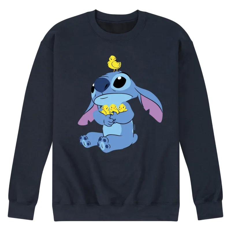 Lilo & Stitch - Stitch and Chicks - Men's Crew Fleece Sweatshirt made by Zulily