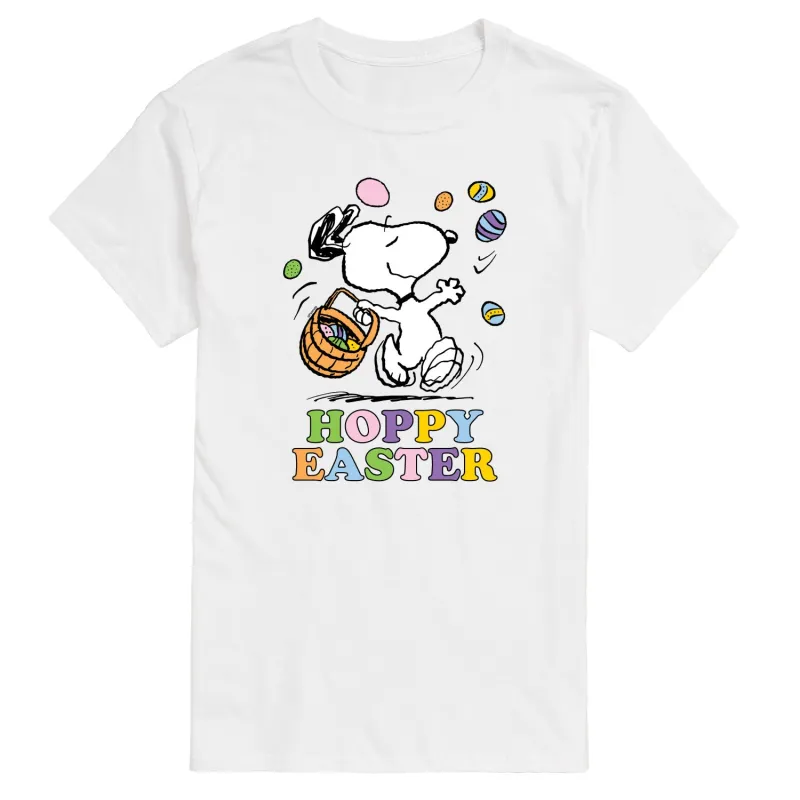 Peanuts - Hoppy Easter - Men's Short Sleeve Graphic T-Shirt sold by Zulily