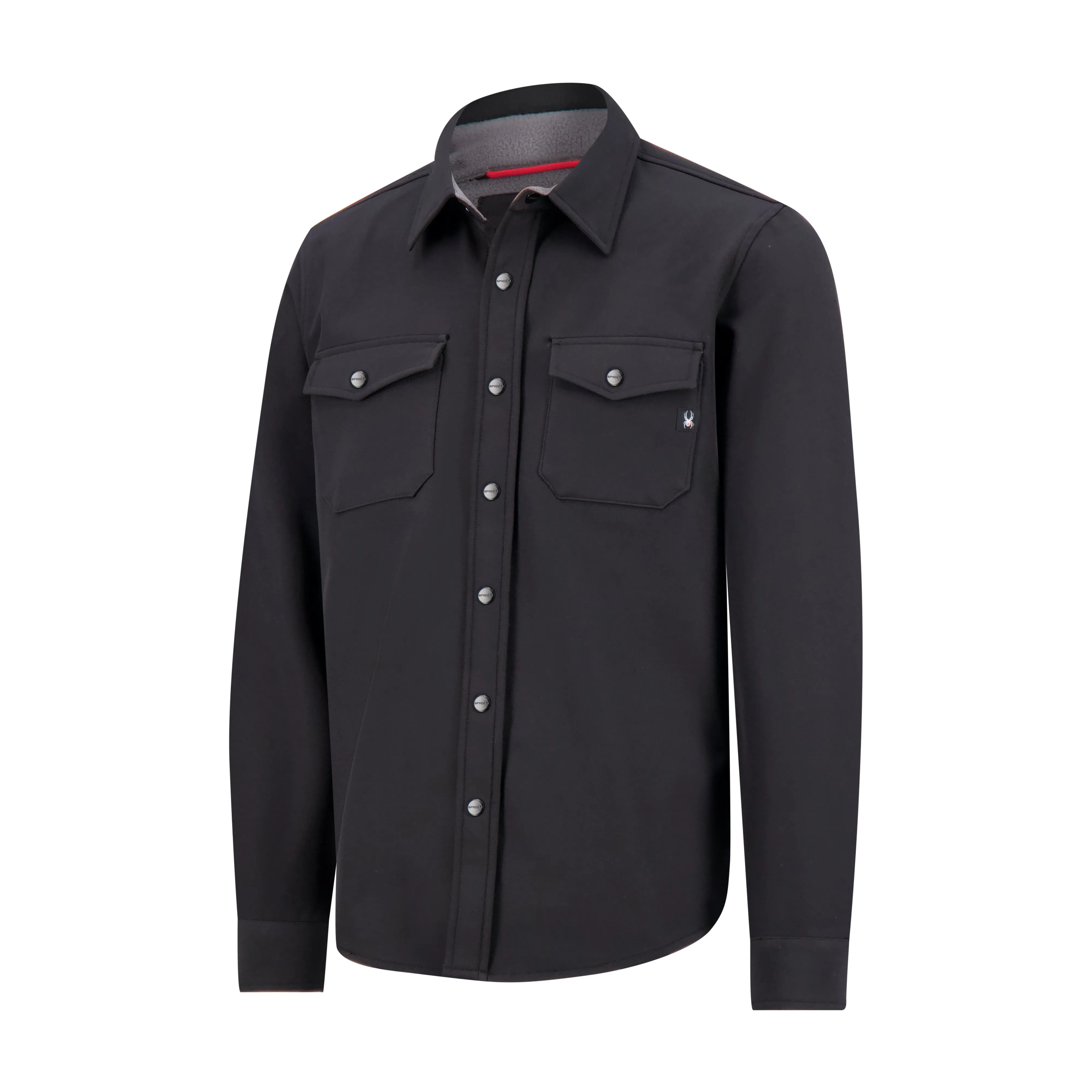 Spyder Men's Bonded Shirt Jacket - Black sold by Zulily product image thumbnail 5