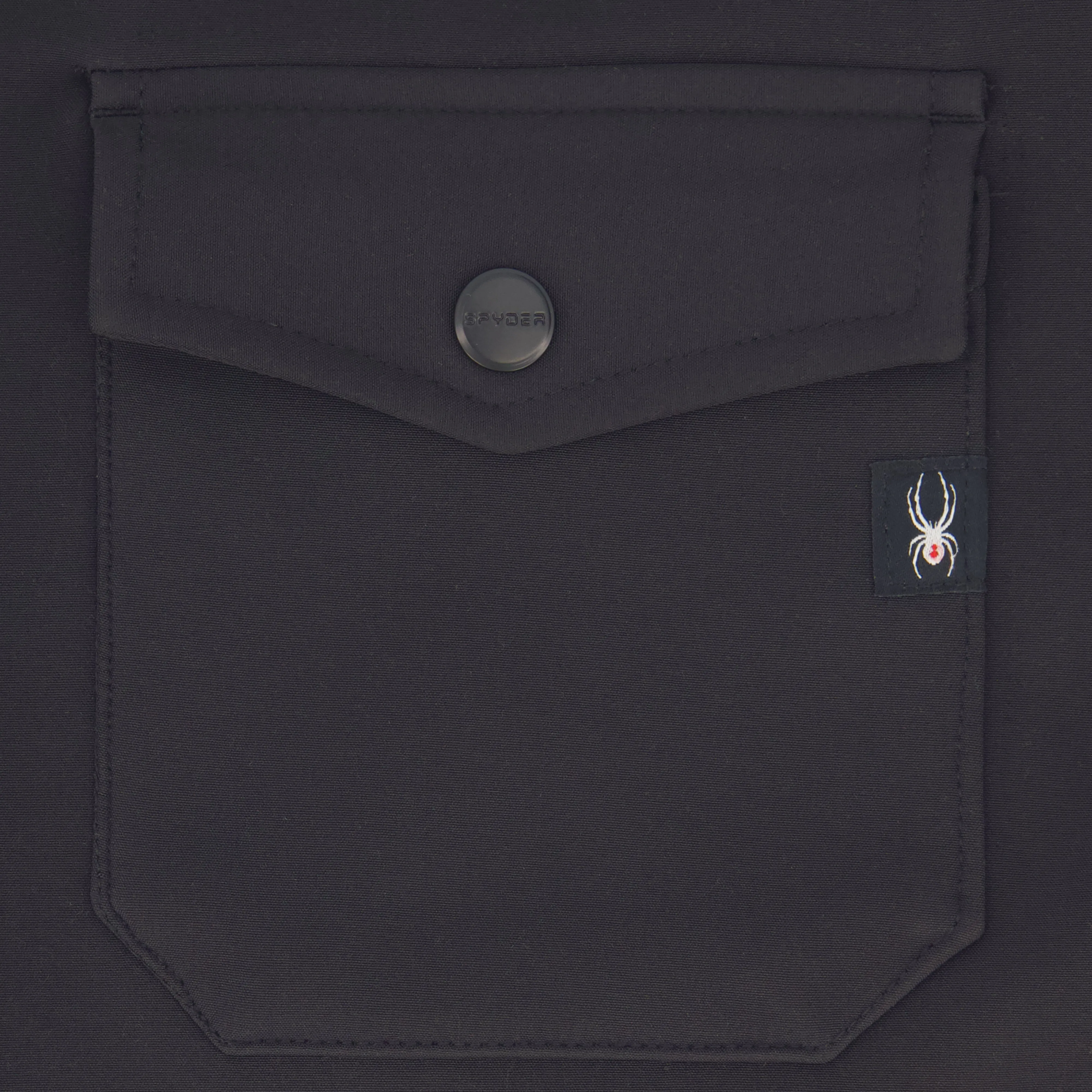 Spyder Men's Bonded Shirt Jacket - Black sold by Zulily product image thumbnail 3