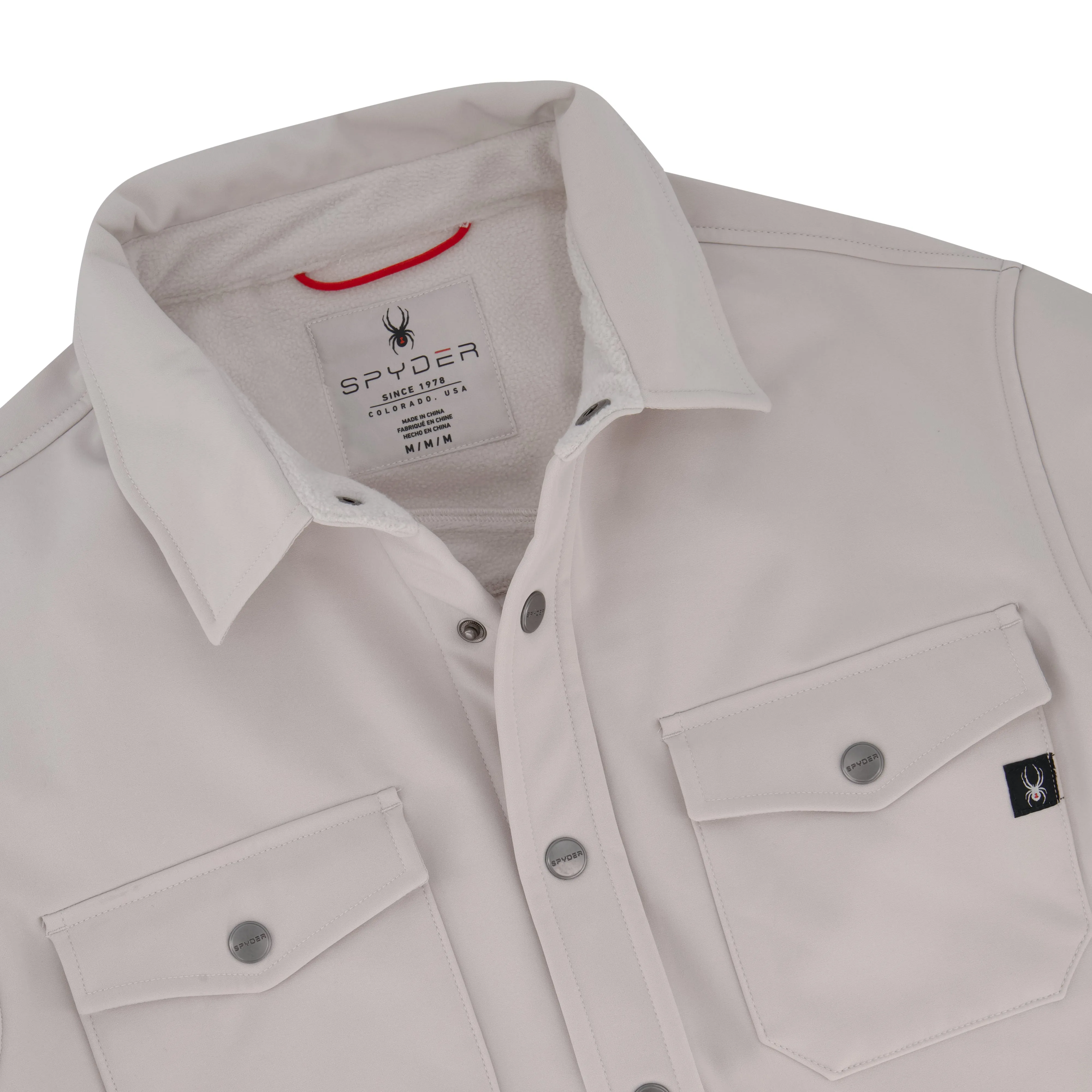 Spyder Men's Bonded Shirt Jacket - Bone sold by Zulily product image thumbnail 4