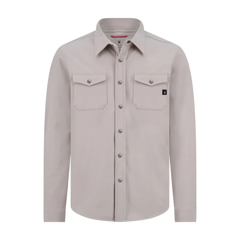 Spyder Men's Bonded Shirt Jacket - Bone sold by Zulily