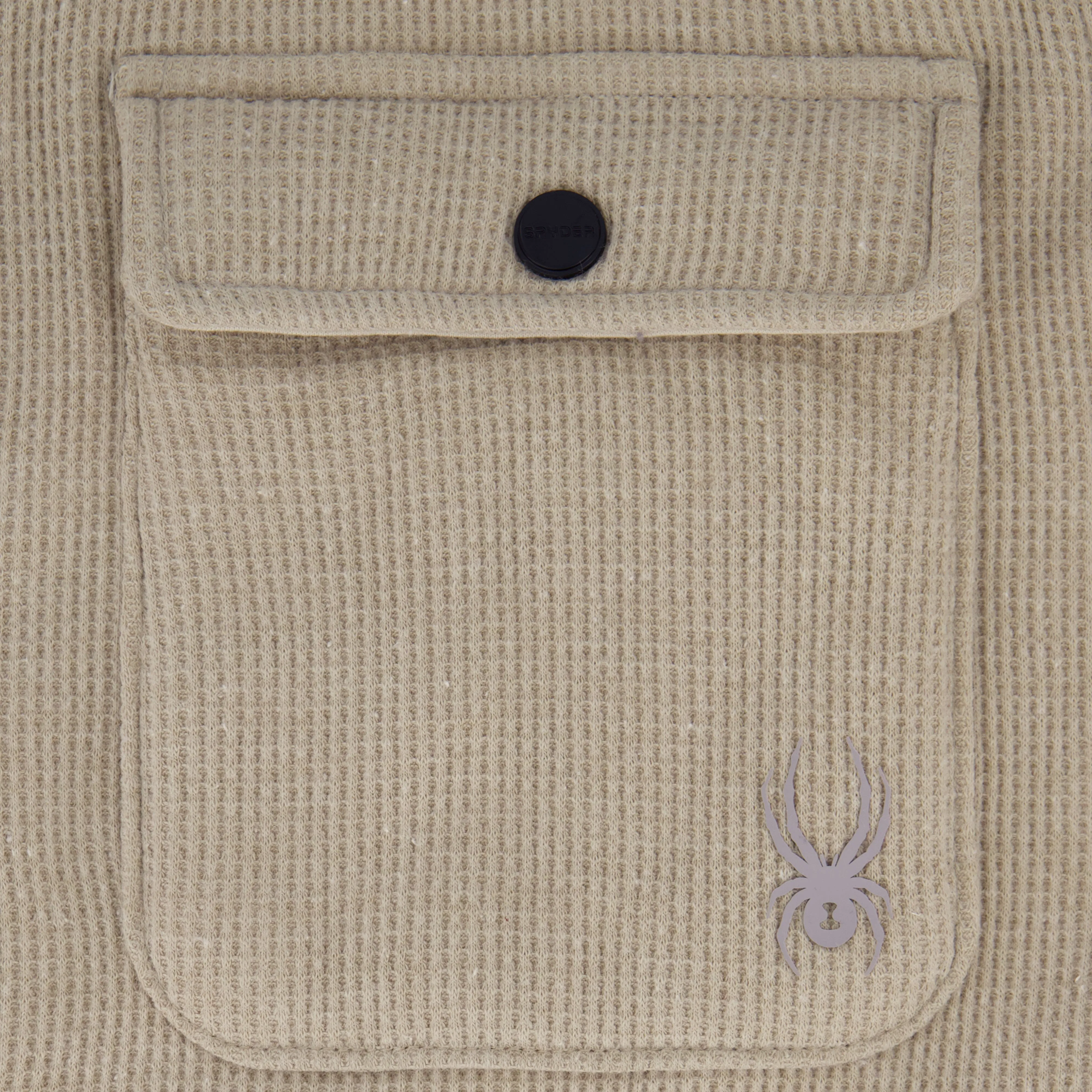 Spyder Men's Sherpa Shacket - Stone sold by Zulily product image thumbnail 3