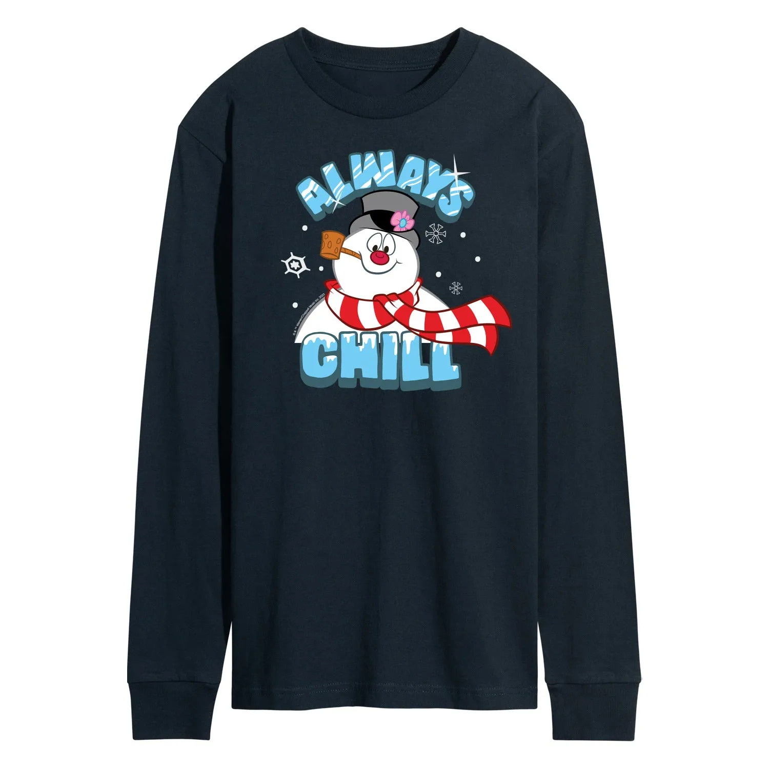 Frosty The Snowman - Christmas - Always Chill - Men's Long Sleeve T-Shirt sold by Zulily product image thumbnail 2