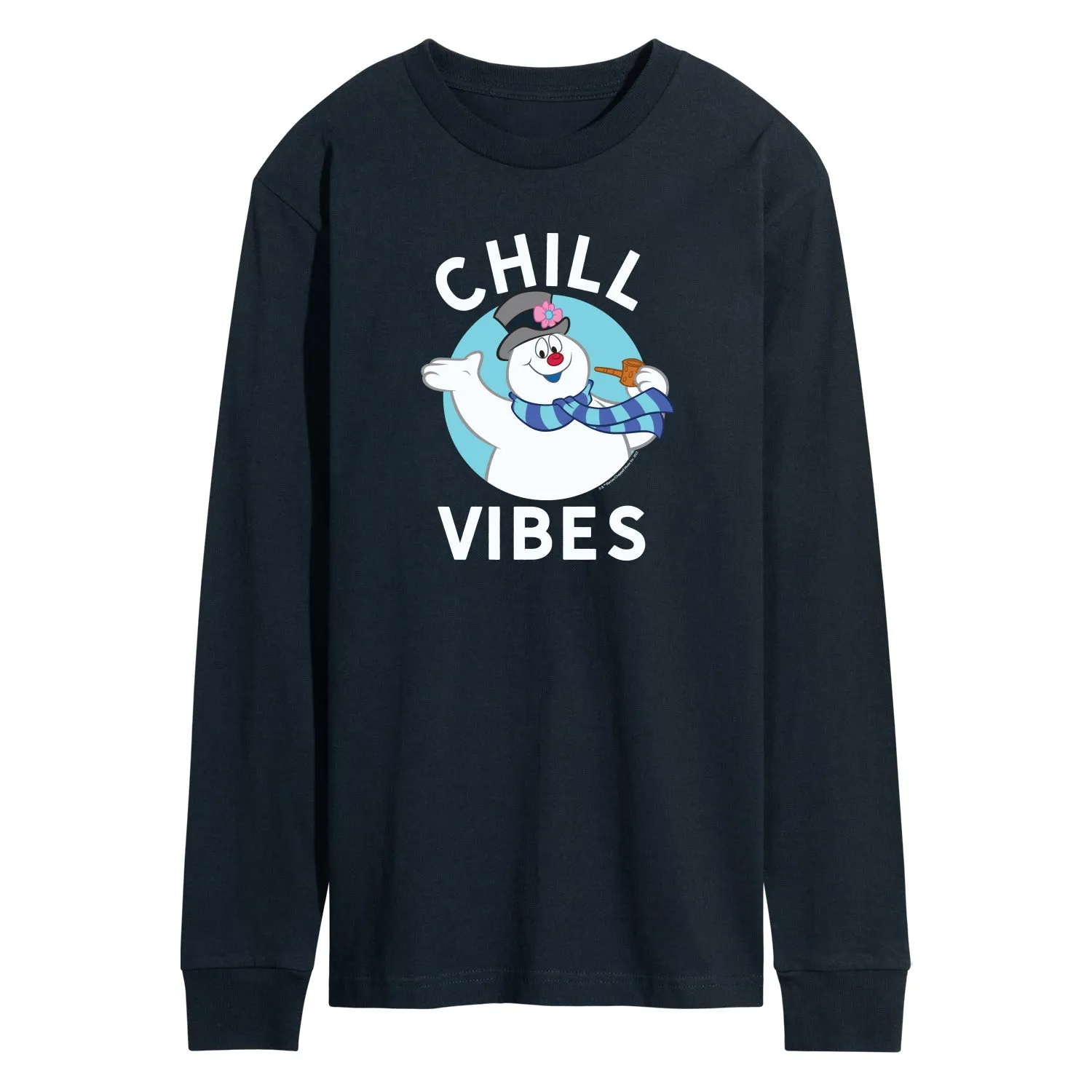 Frosty The Snowman - Christmas - Chill Vibes - Men's Long Sleeve T-Shirt sold by Zulily product image thumbnail 2