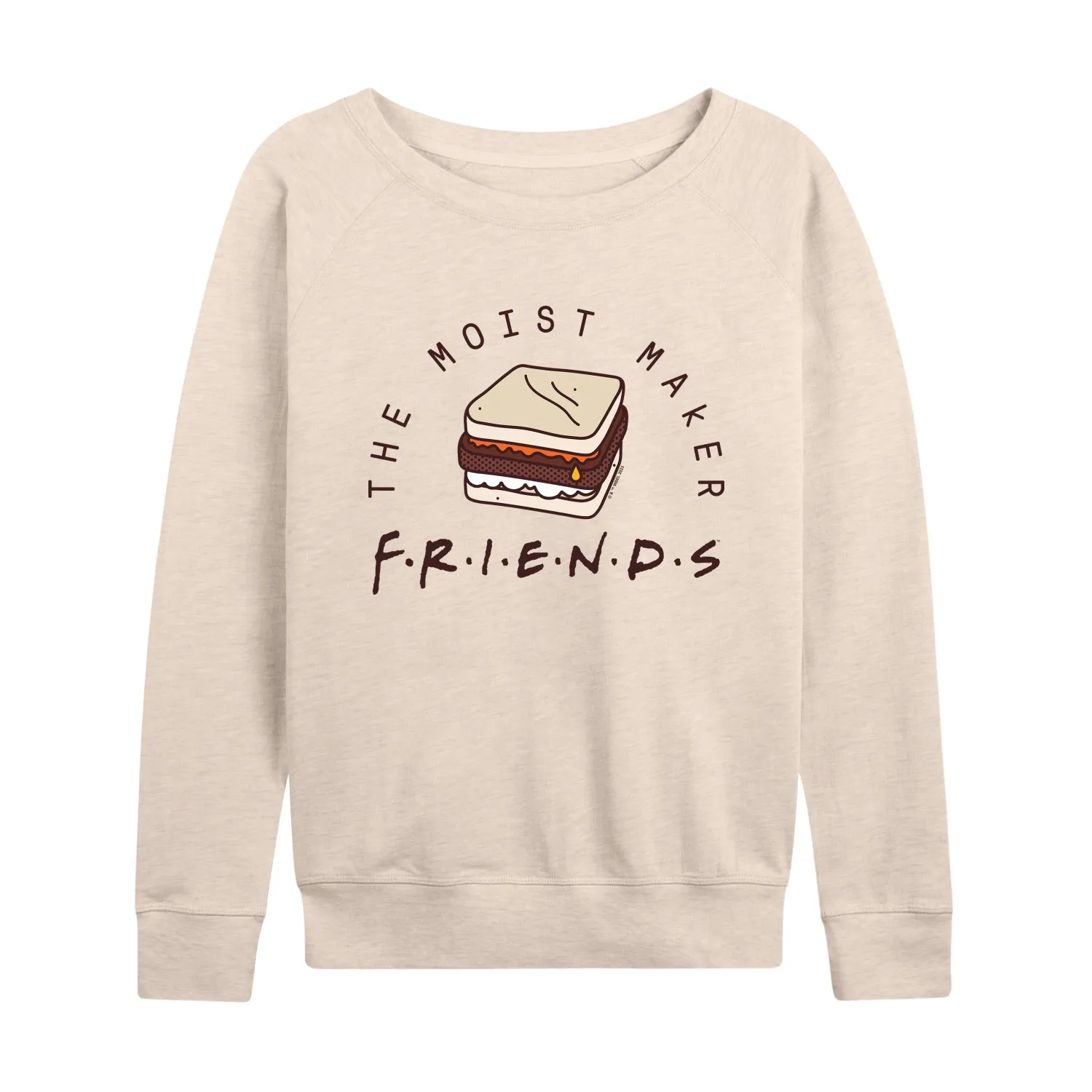 Friends - Moist Maker - Women's Lightweight French Terry Long Sleeve Shirt sold by Zulily