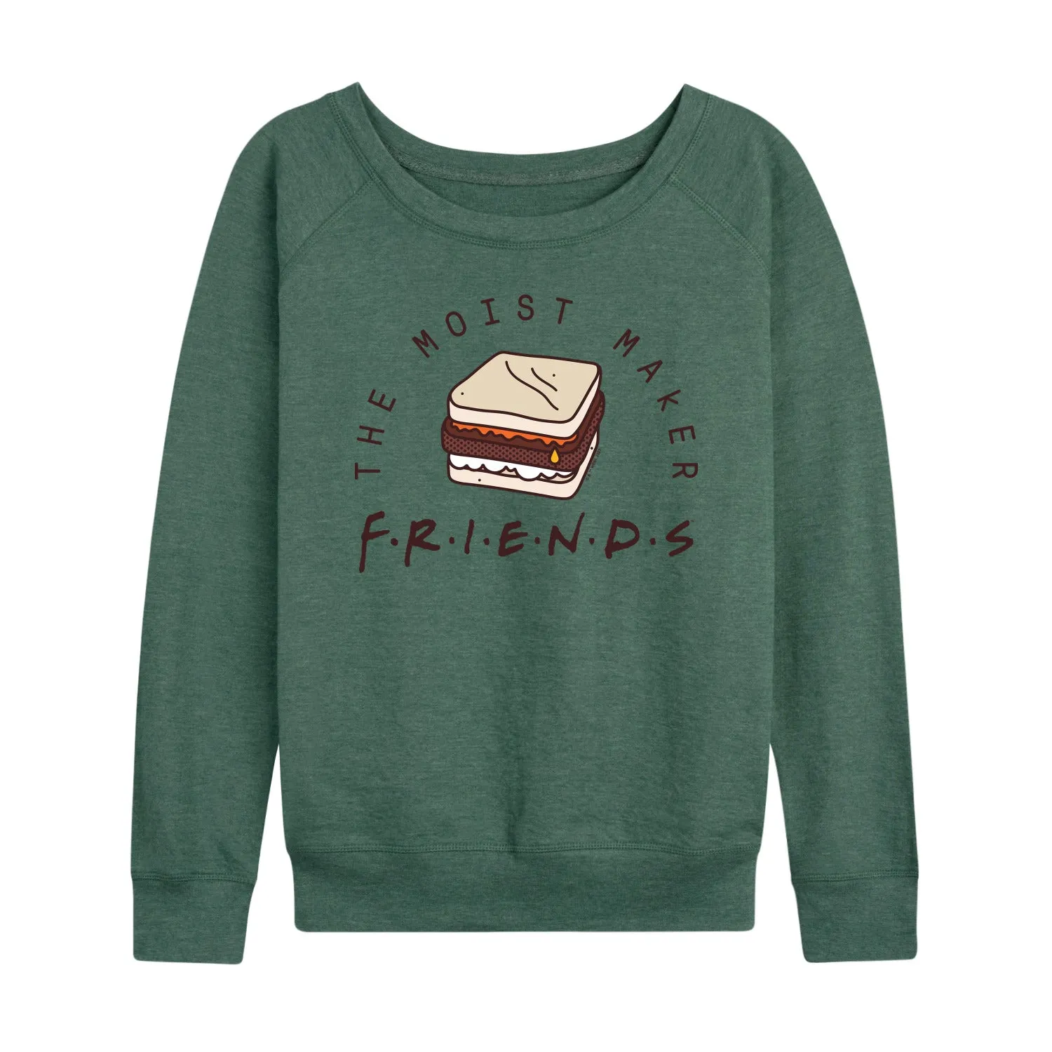 Friends - Moist Maker - Women's Lightweight French Terry Long Sleeve Shirt sold by Zulily product image thumbnail 2