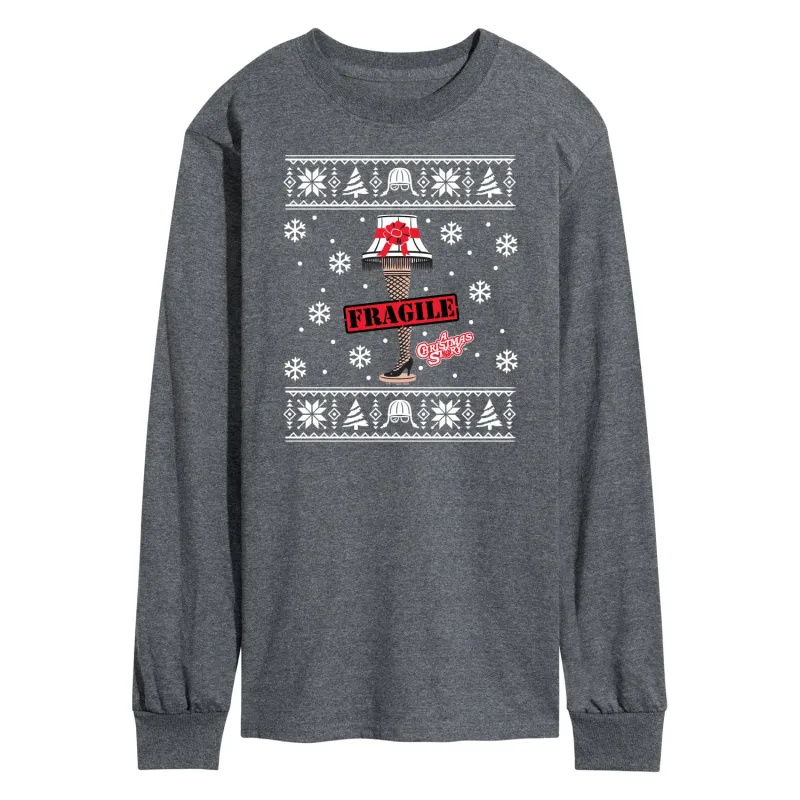 A Christmas Story - Fragile X - Men's Long Sleeve T-Shirt made by Zulily