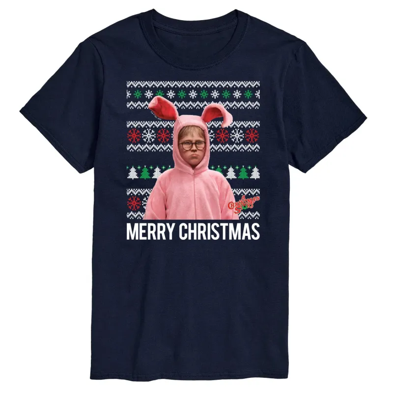 A Christmas Story - Merry Christmas - Men's Short Sleeve Graphic T-Shirt made by Zulily