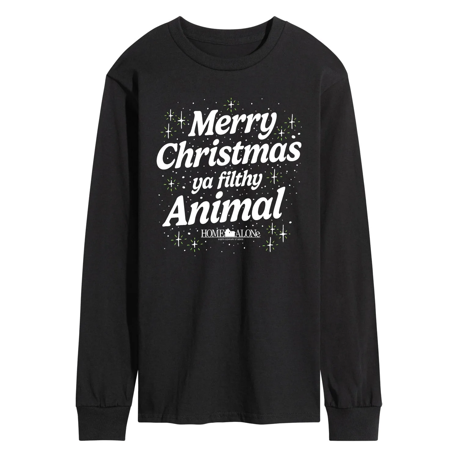 Home Alone - Merry Christmas Filthy Animal - Men's Long Sleeve Graphic T-Shirt sold by Zulily