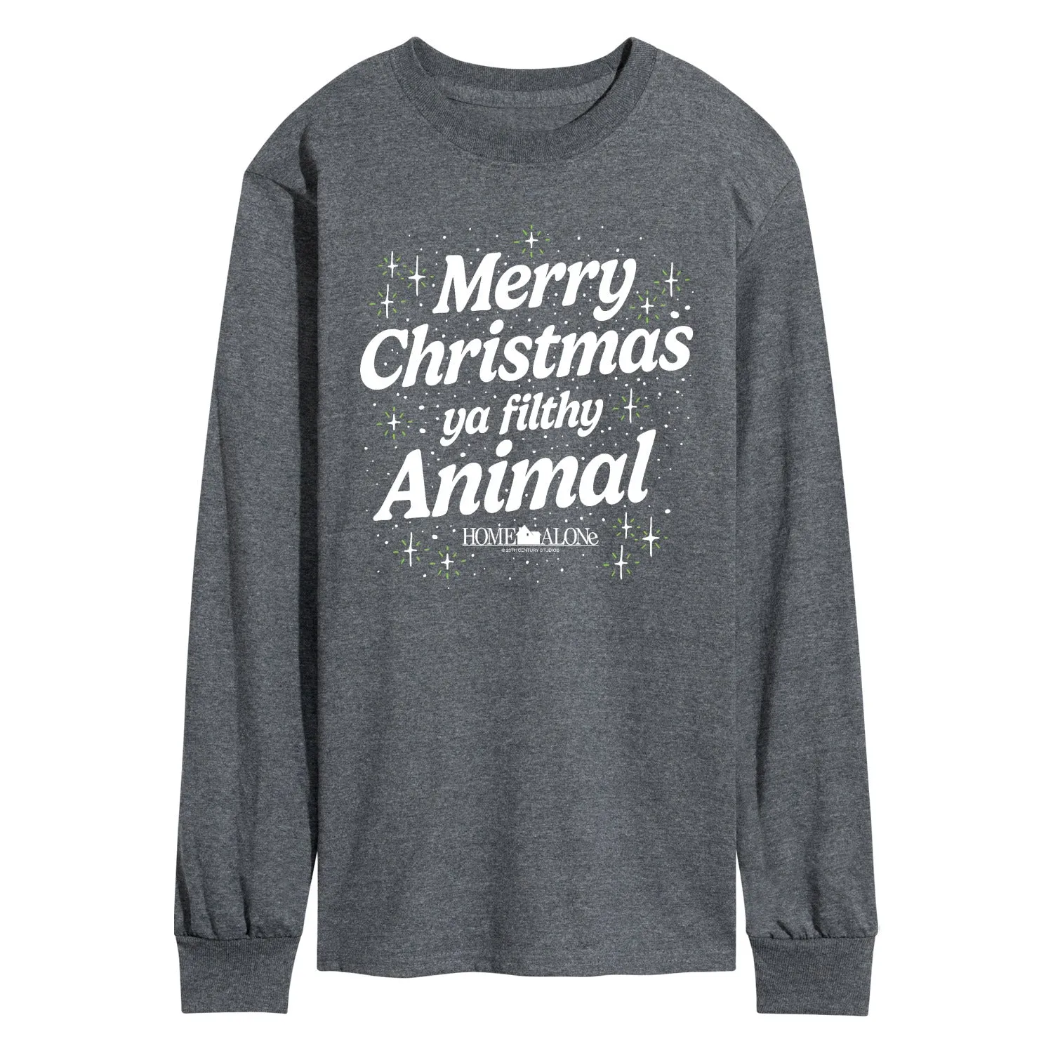 Home Alone - Merry Christmas Filthy Animal - Men's Long Sleeve Graphic T-Shirt sold by Zulily product image thumbnail 2