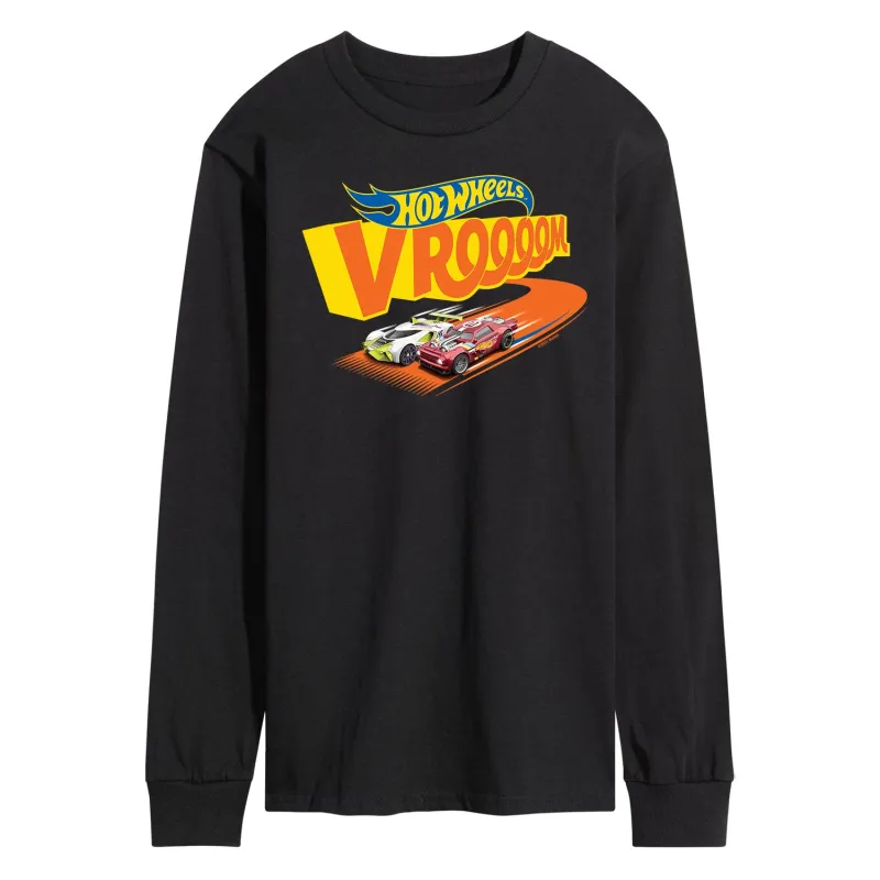 Hot Wheels - Vrooom - Men's Long Sleeve T-Shirt sold by Zulily