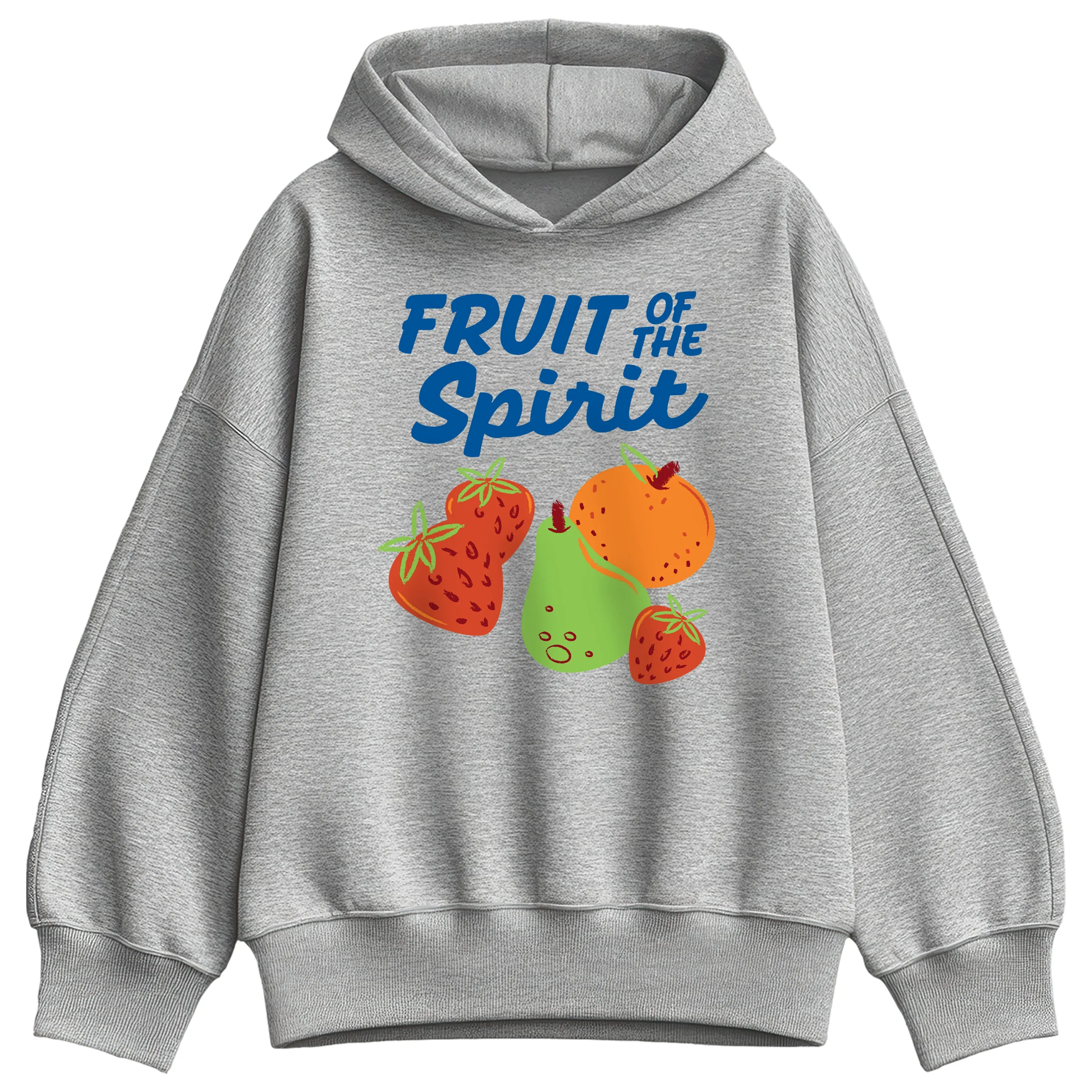 Instant Message - Fruit Of The Spirit - Ladies Fleece Oversized Hoodie Sweatshirt sold by Zulily product image thumbnail 2