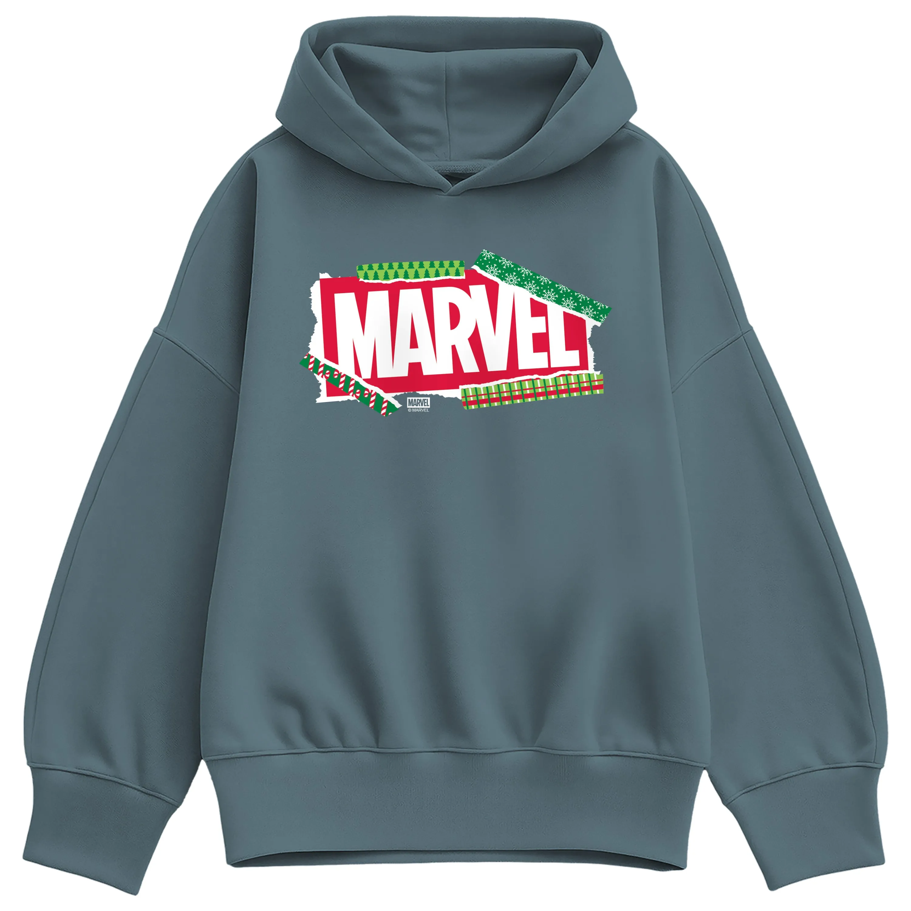 Marvel - Logo Paper - Ladies Oversized Fleece Hoodie Sweatshirt sold by Zulily product image thumbnail 2