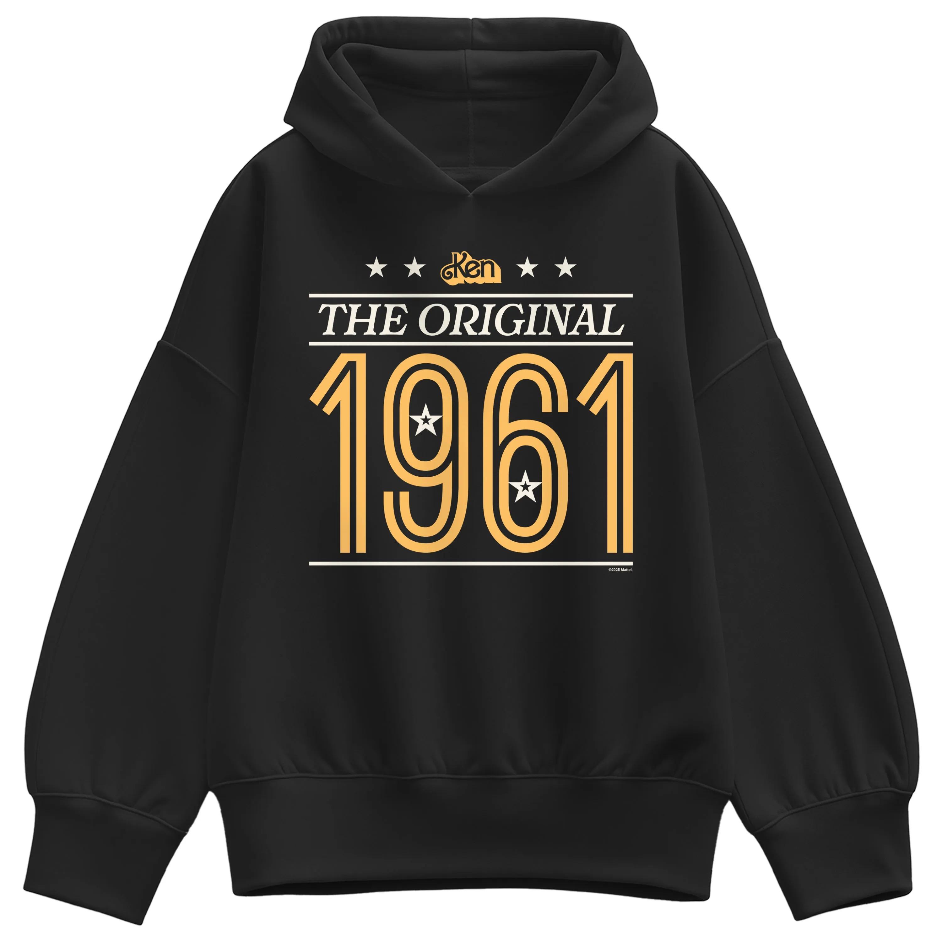 Barbie - Ken Collegiate Prep Alt - Women's Oversized Fleece Hoodie Sweatshirt sold by Zulily product image thumbnail 2