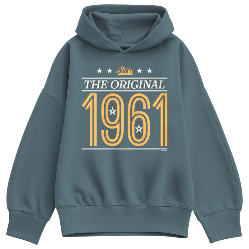 Barbie - Ken Collegiate Prep Alt - Women's Oversized Fleece Hoodie Sweatshirt made by Barbie