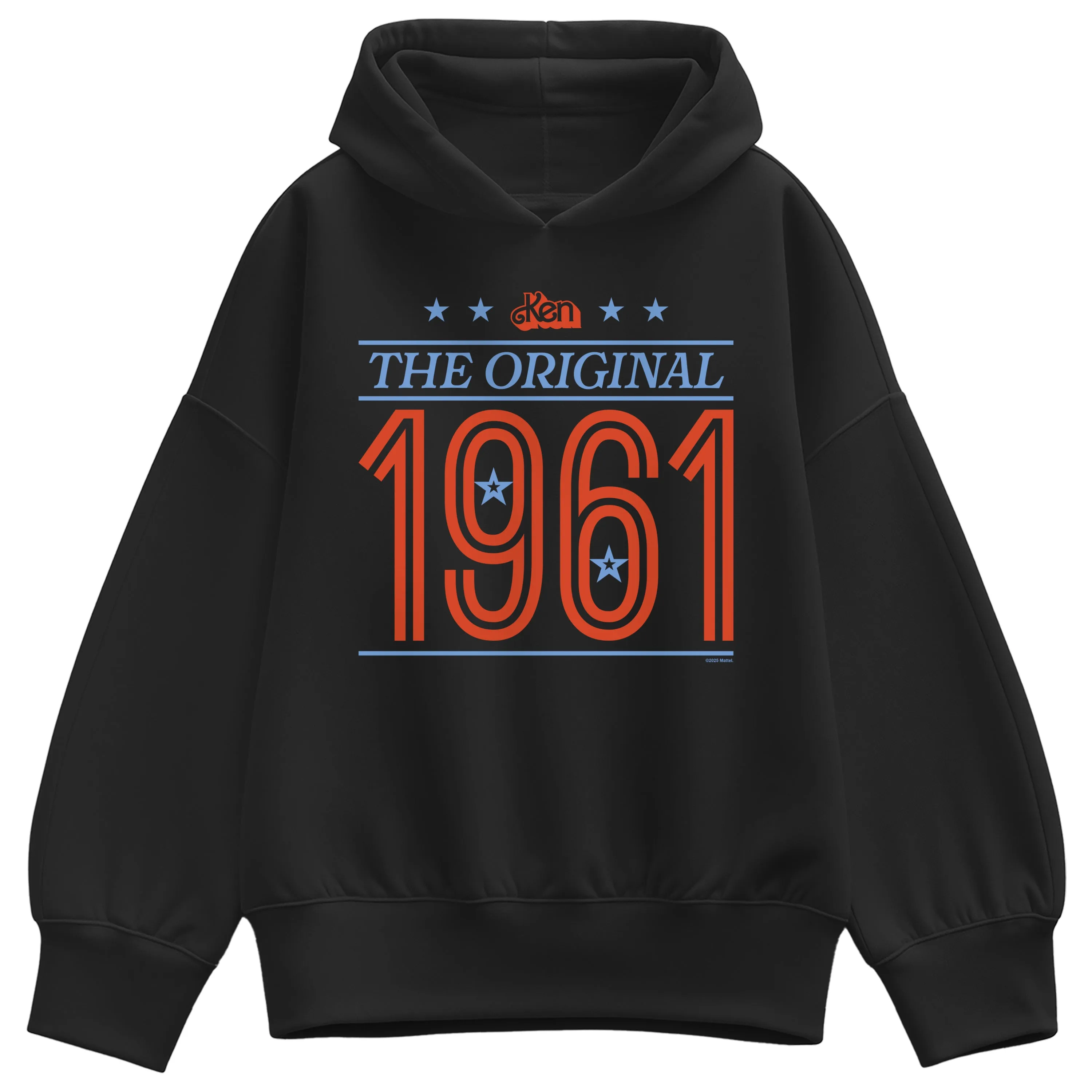 Barbie - Ken Collegiate Prep - Women's Oversized Fleece Hoodie Sweatshirt sold by Zulily product image thumbnail 2