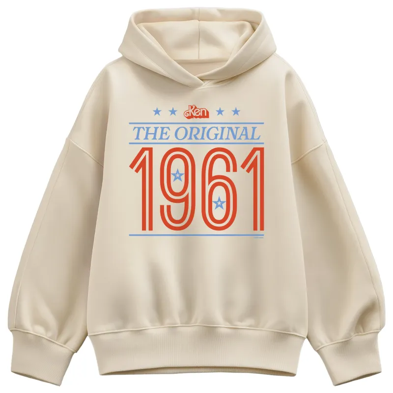 Barbie - Ken Collegiate Prep - Women's Oversized Fleece Hoodie Sweatshirt made by Barbie
