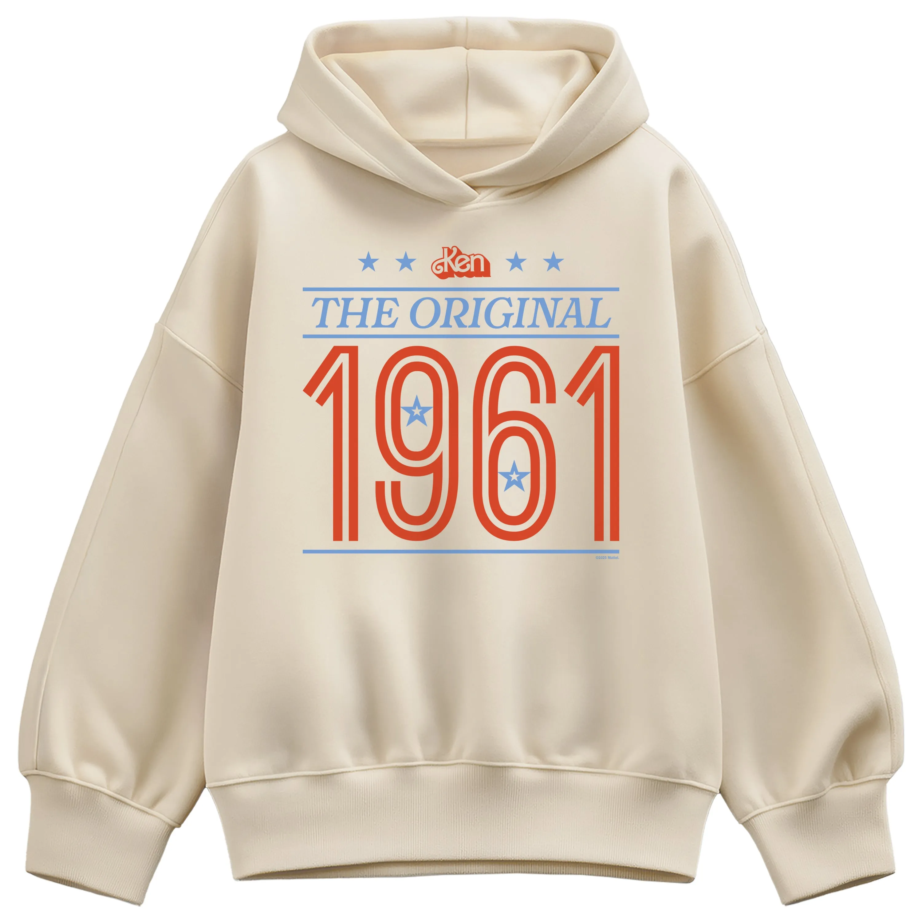 Barbie - Ken Collegiate Prep - Women's Oversized Fleece Hoodie Sweatshirt sold by Zulily