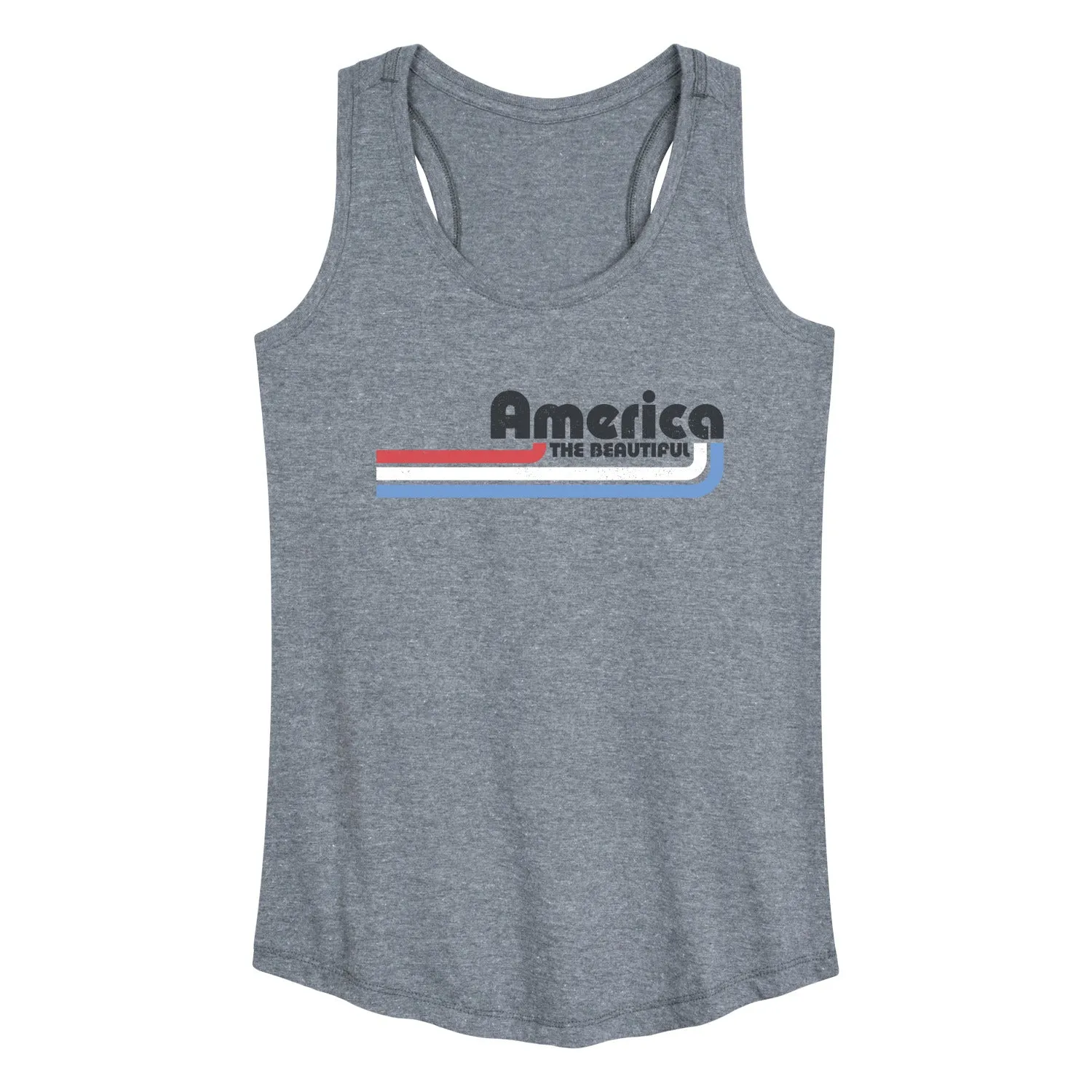Instant Message - America Lines - Women's Racerback Graphic Tank sold by Zulily