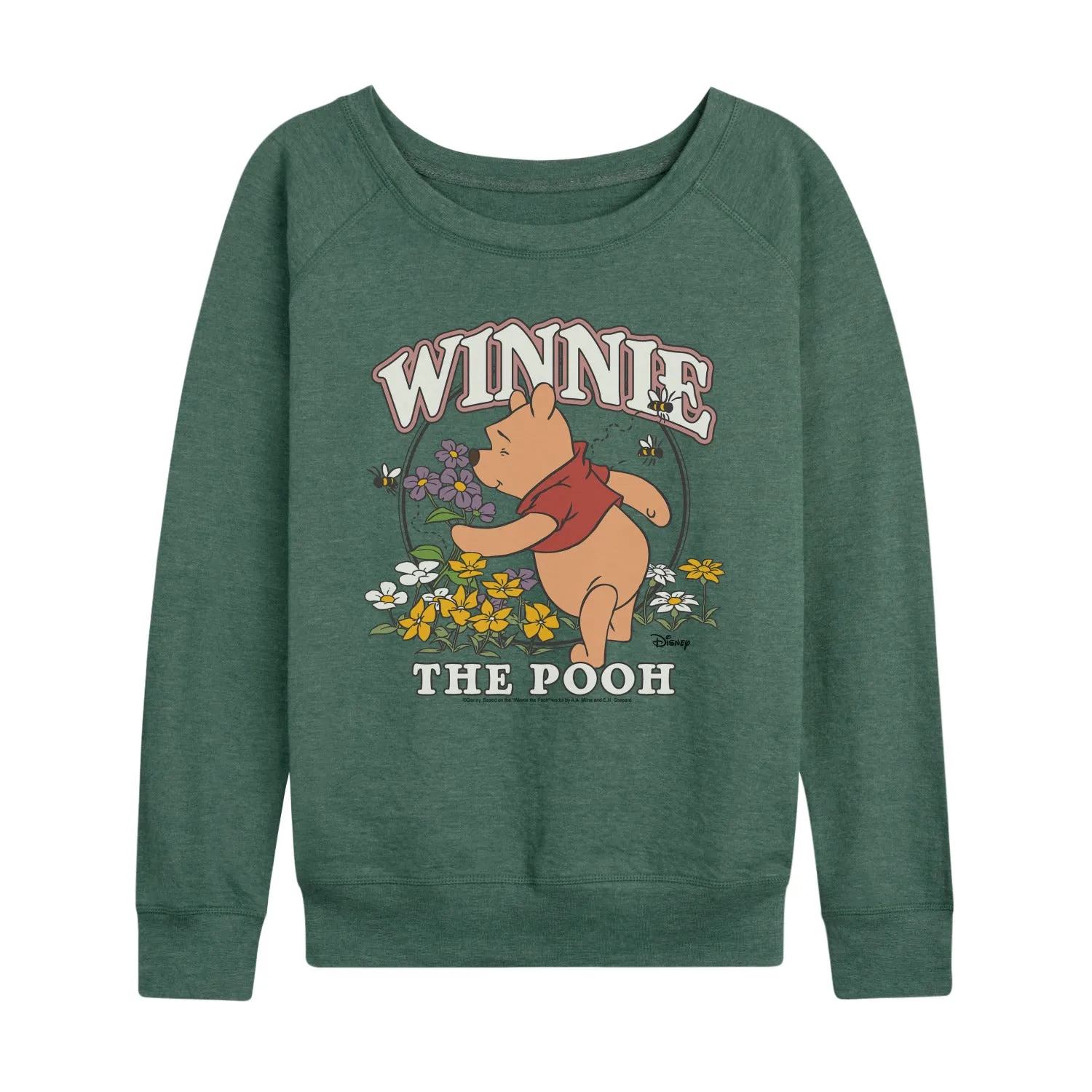 Winnie The Pooh - Natural Winnie - Women's French Terry Long Sleeve Pullover sold by Zulily
