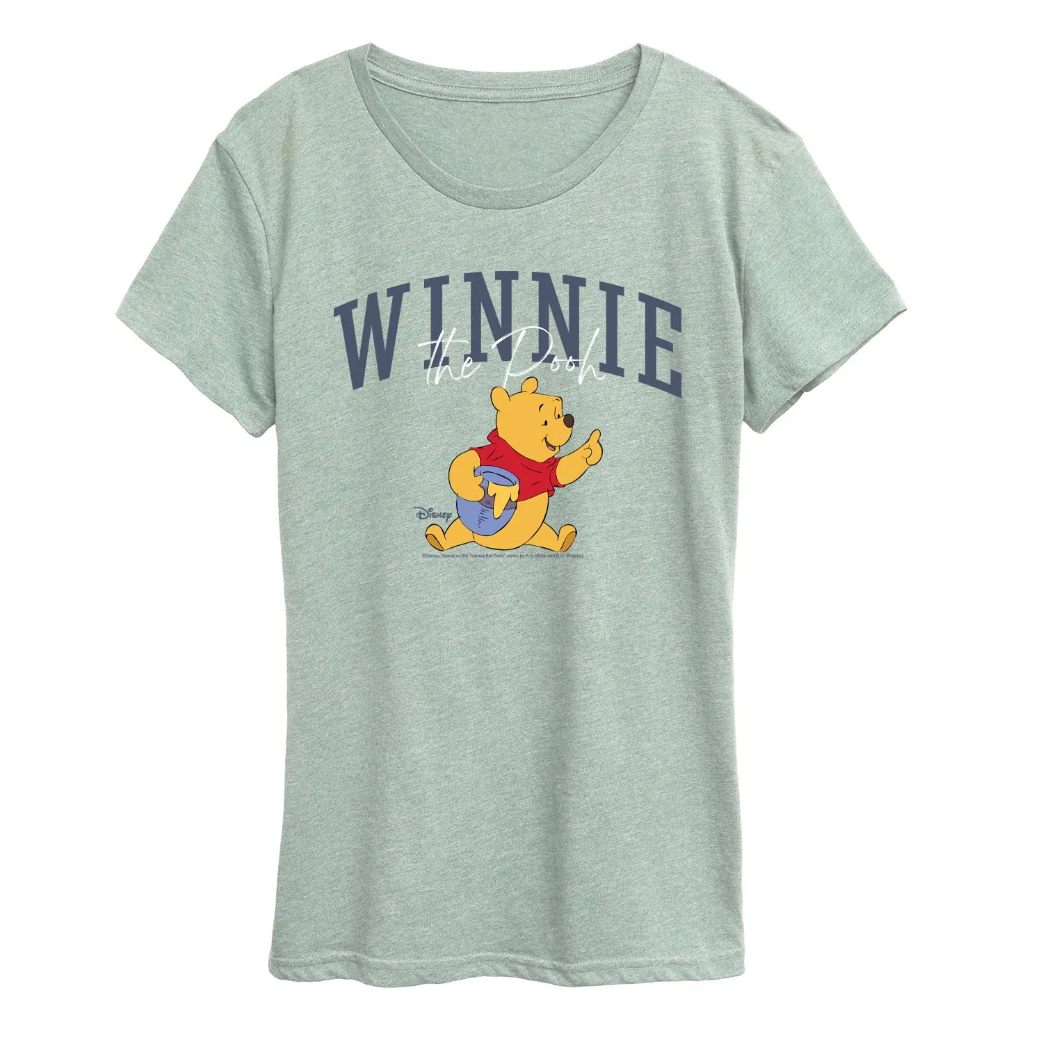 Winnie The Pooh - Winnie Chill - Women's Short Sleeve Graphic T-Shirt sold by Zulily product image thumbnail 3