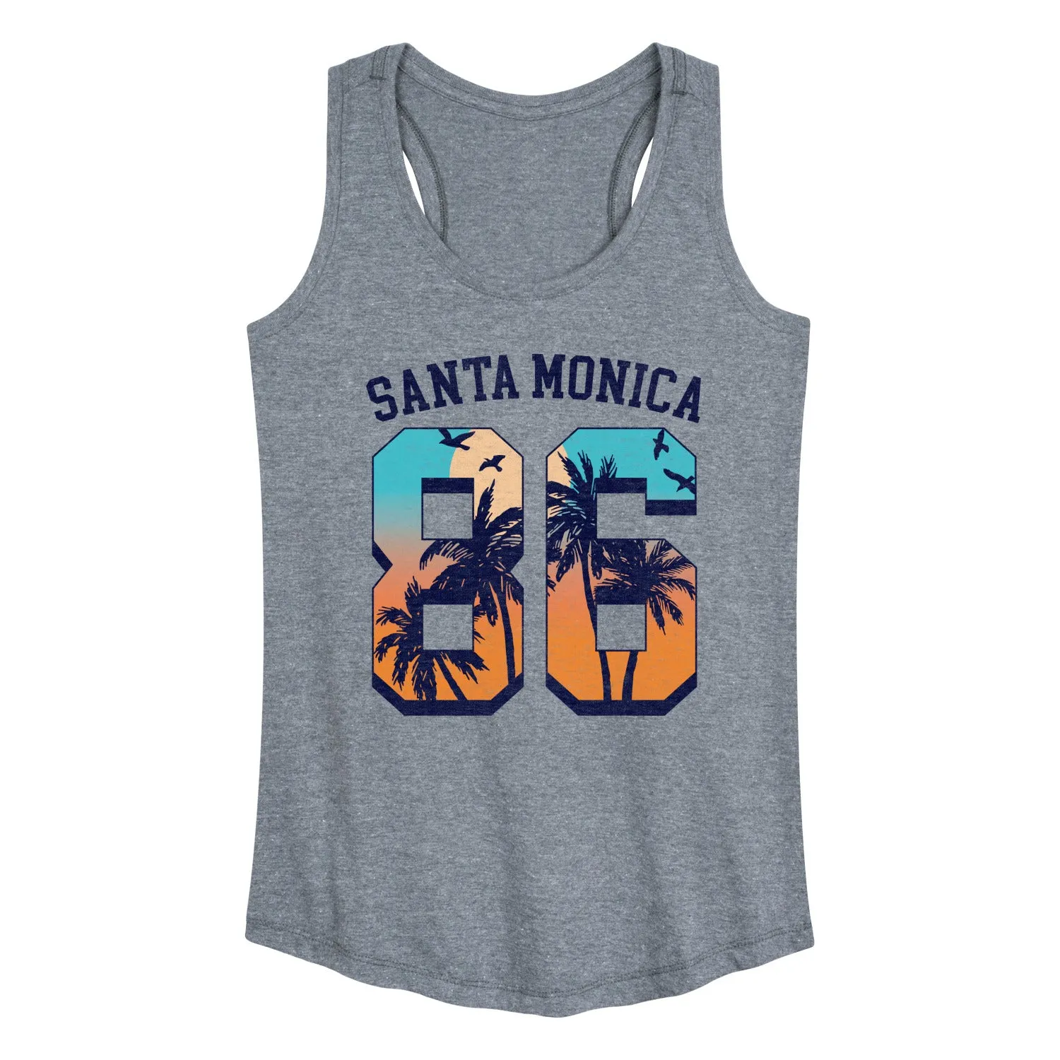 Instant Message - Santa Monica 86 - Women's Racerback Graphic Tank sold by Zulily