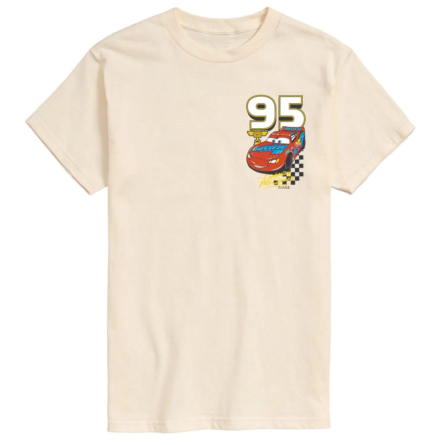 Cars - Lightning McQueen Race - Men's Short Sleeve Graphic T-Shirt sold by Zulily product image thumbnail 2