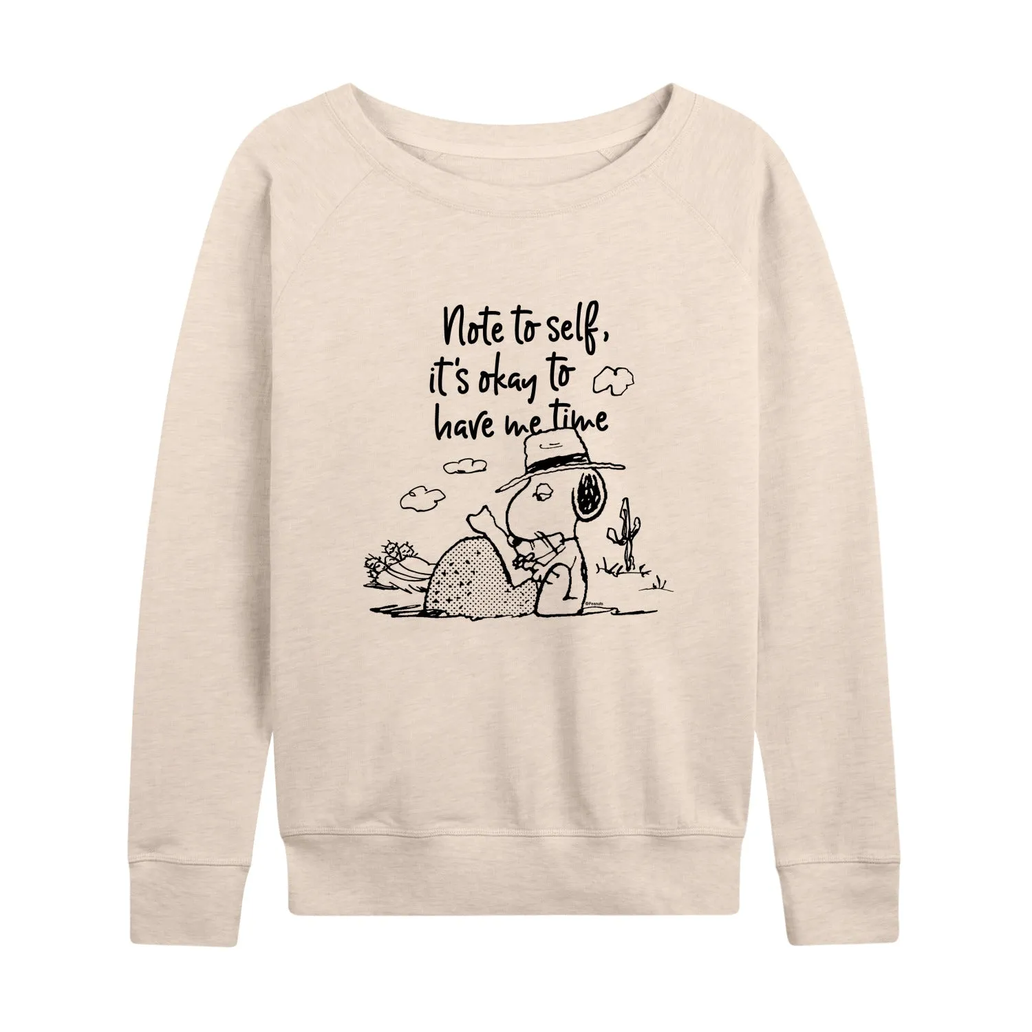 Peanuts - Spike Note - Women's French Terry Long Sleeve Pullover sold by Zulily