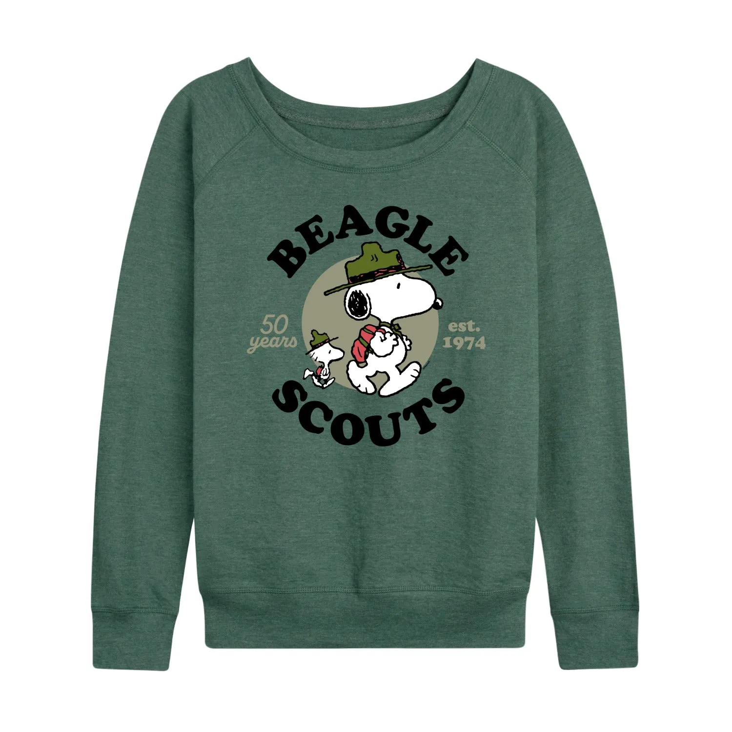 Peanuts - Snoopy Woodstock Beagle Scout - Women's French Terry Long Sleeve Pullover sold by Zulily product image thumbnail 2