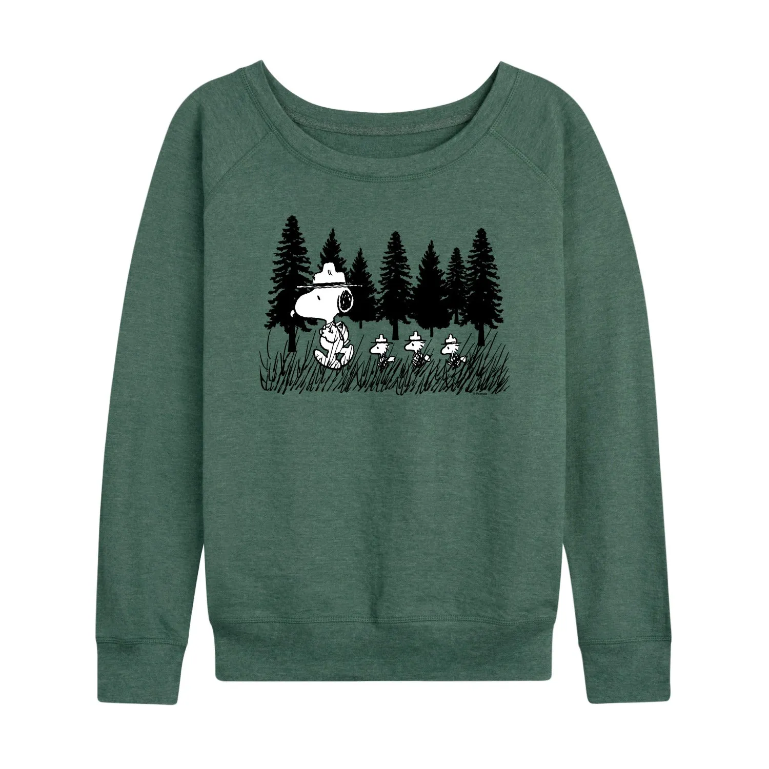Peanuts - Troopping Along - Women's French Terry Long Sleeve Pullover sold by Zulily product image thumbnail 2