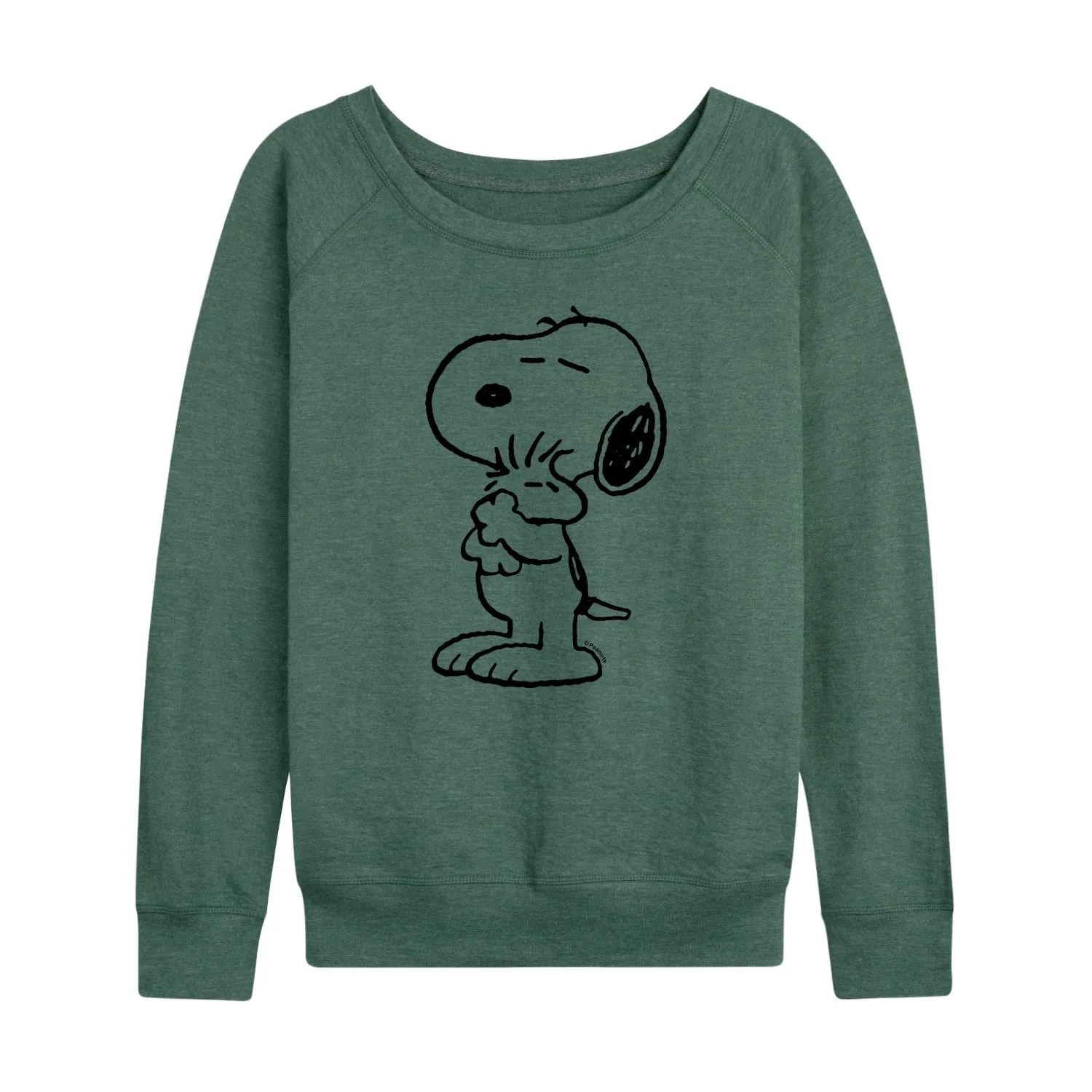 Peanuts - Snoopy Loves Woodstock - Women's French Terry Long Sleeve Pullover sold by Zulily product image thumbnail 2