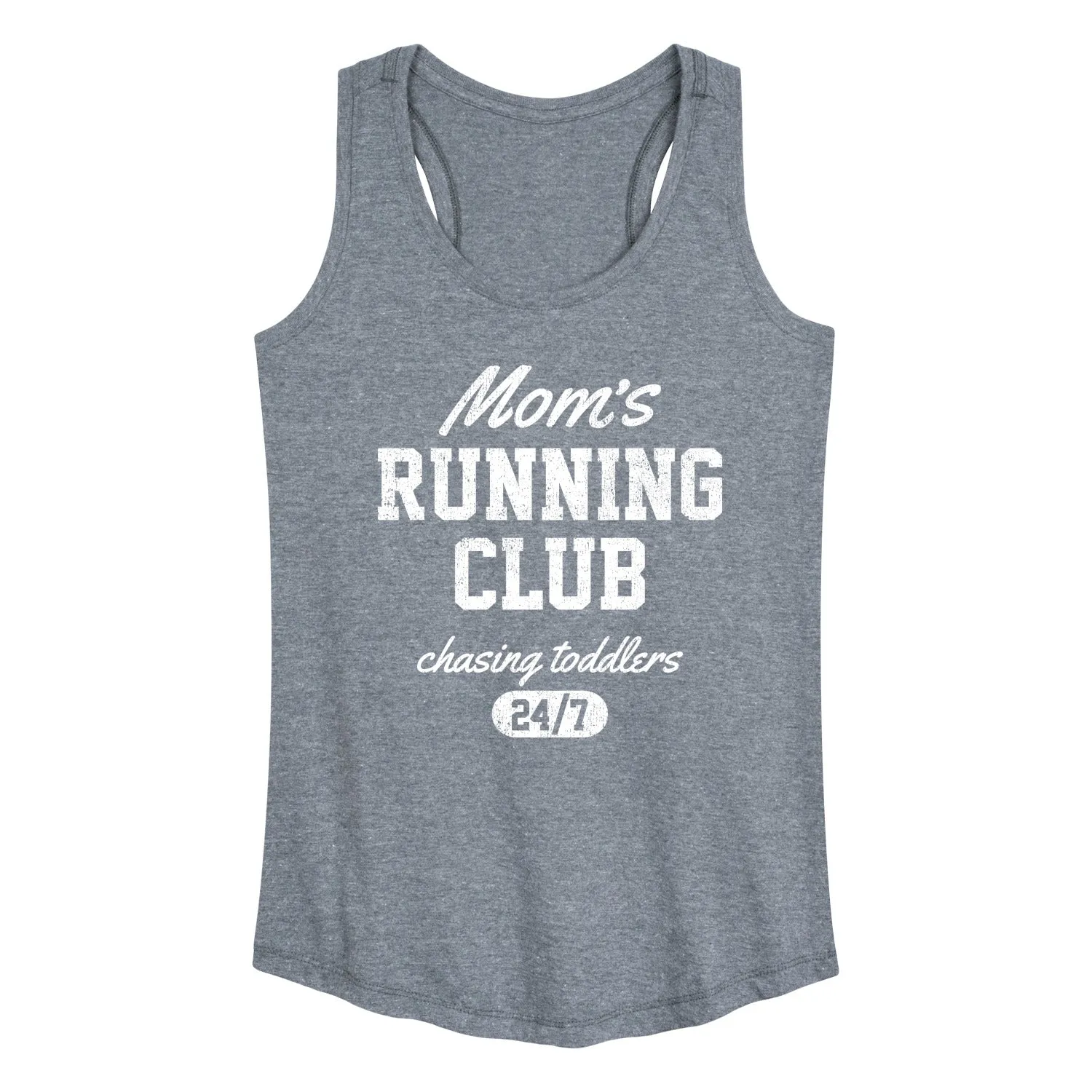 Instant Message - Mom's Running Club - Women's Racerback Graphic Tank sold by Zulily product image thumbnail 2