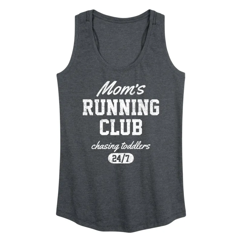 Instant Message - Mom's Running Club - Women's Racerback Graphic Tank sold by Zulily