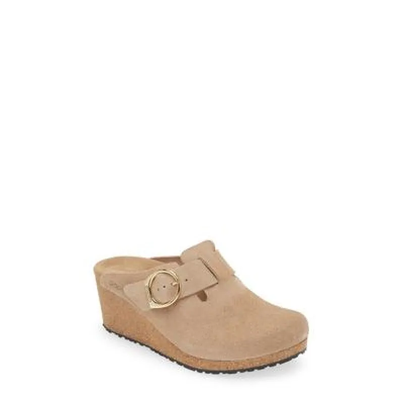 Birkenstock Unisex Fanny Ring Buckle Suede Leather Warm Sand sold by Zulily