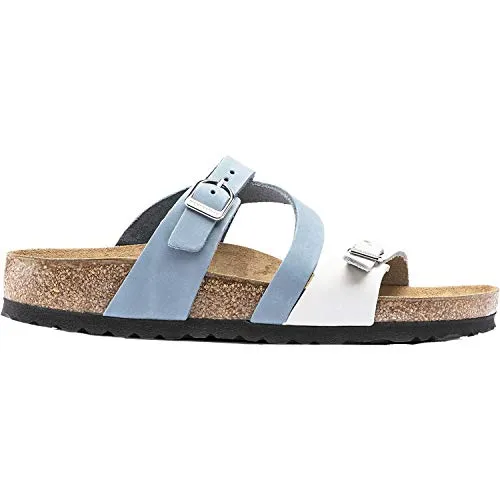 Birkenstock Unisex Salina BS Nubuck Leather Dove Blue /Mineral sold by Zulily