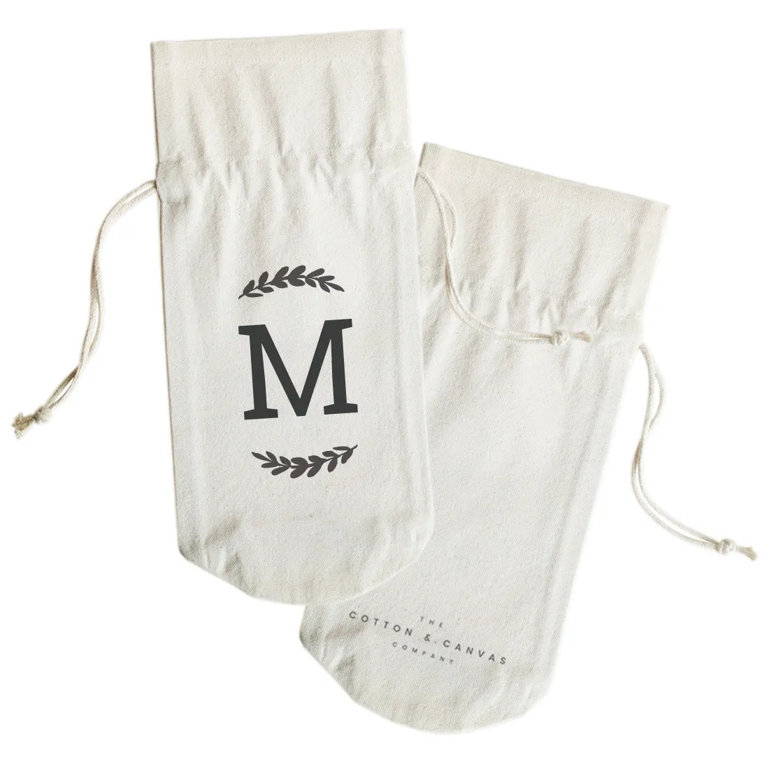 Personalized Monogram Canvas Wine Bag by The Cotton & Canvas Co. sold by Zulily product image thumbnail 2