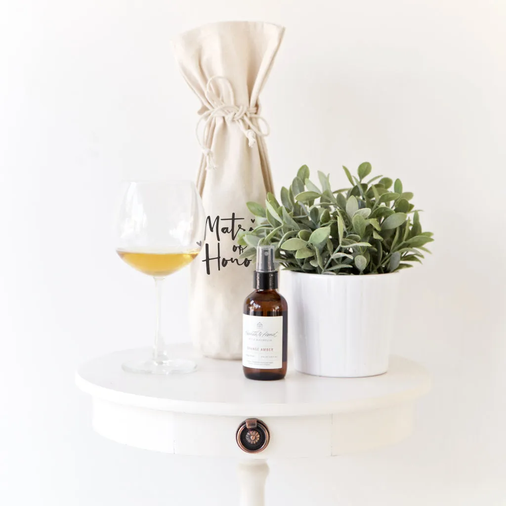 Matron of Honor Canvas Wine Bag by The Cotton & Canvas Co. sold by Zulily product image thumbnail 4