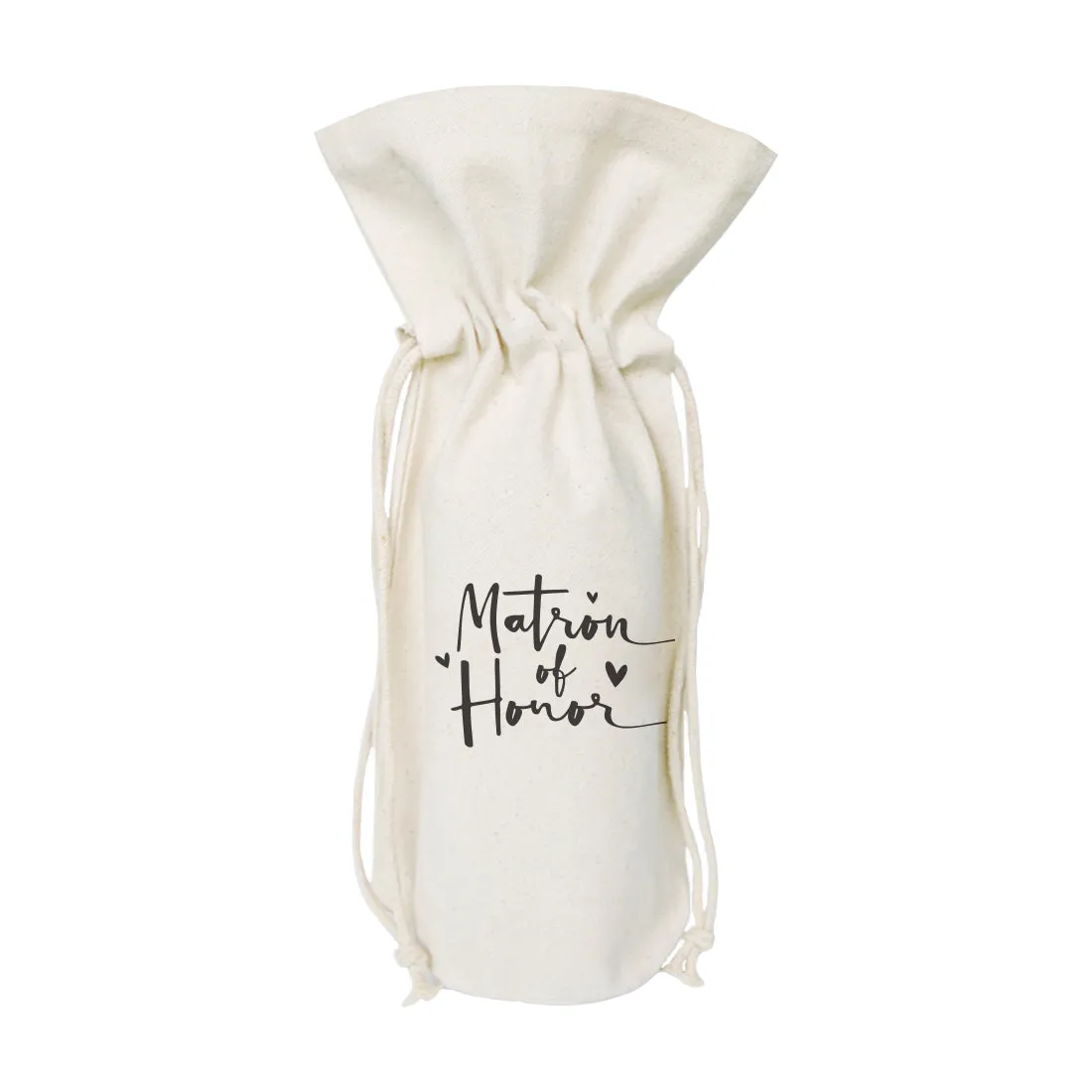 Matron of Honor Canvas Wine Bag by The Cotton & Canvas Co. sold by Zulily