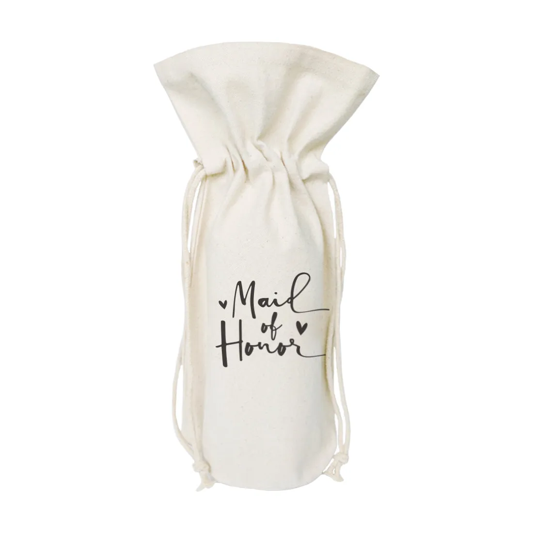 Maid of Honor Cotton Canvas Wine Bag by The Cotton & Canvas Co. sold by Zulily