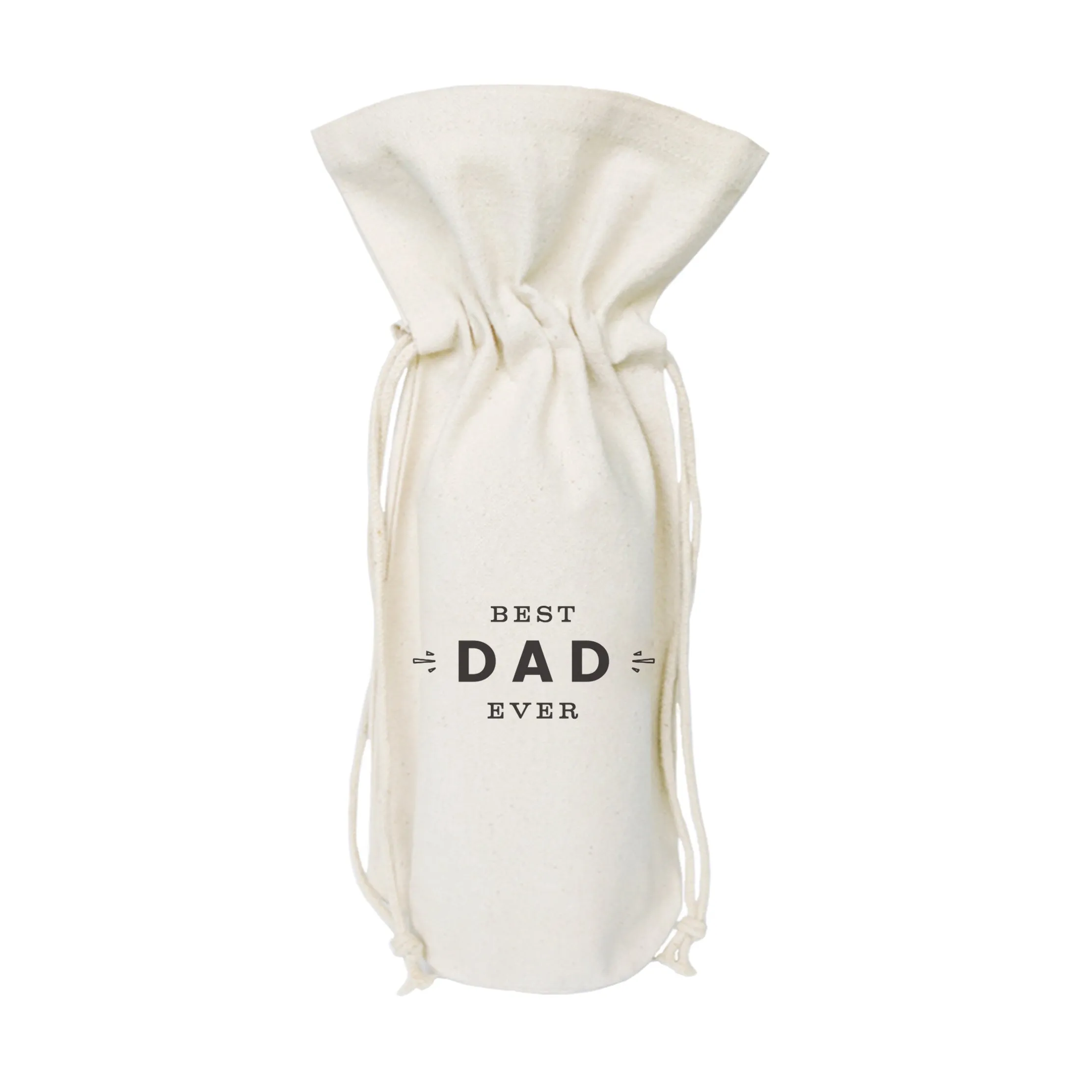 Best Dad Ever Cotton Canvas Wine Bag by The Cotton & Canvas Co. sold by Zulily