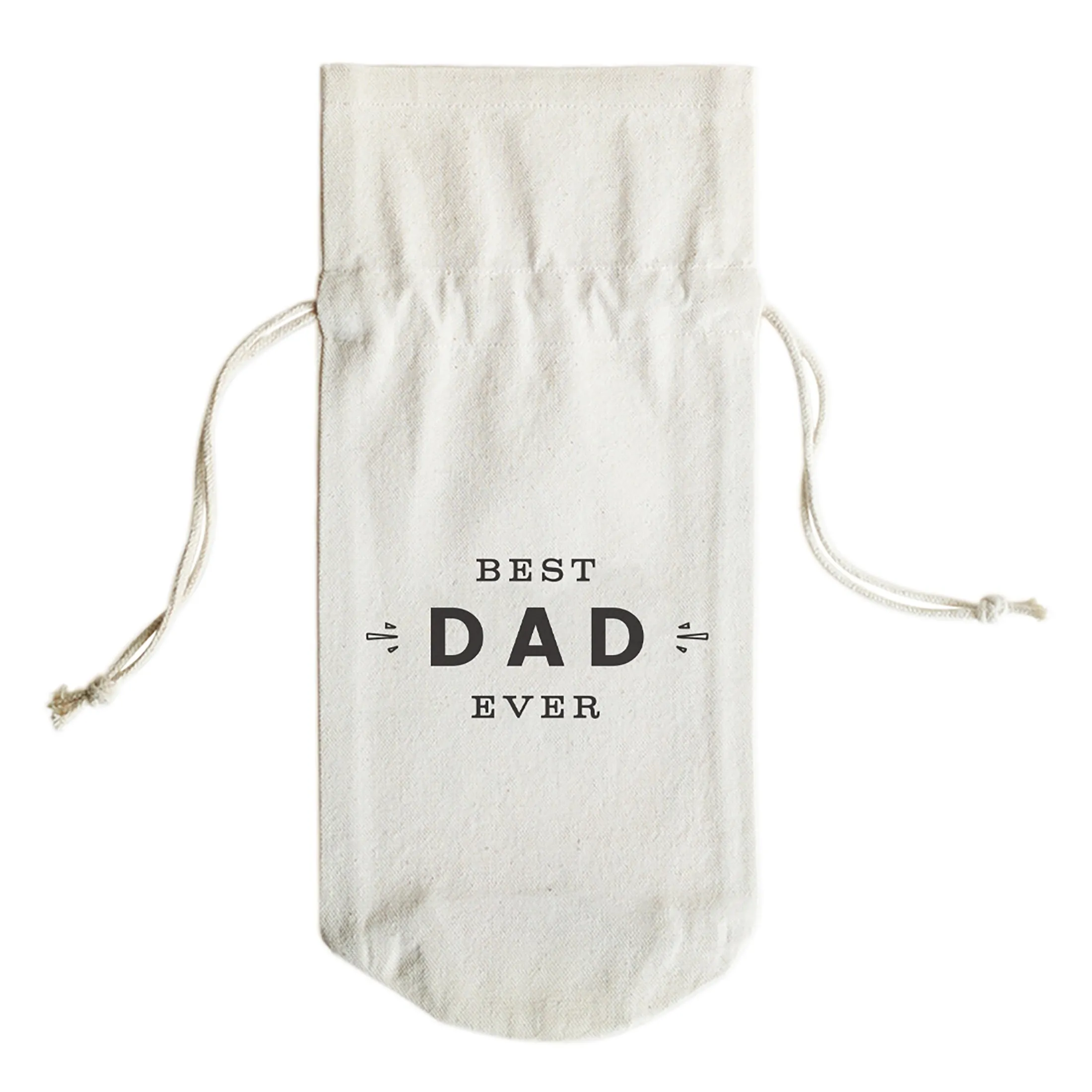 Best Dad Ever Cotton Canvas Wine Bag by The Cotton & Canvas Co. sold by Zulily product image thumbnail 2