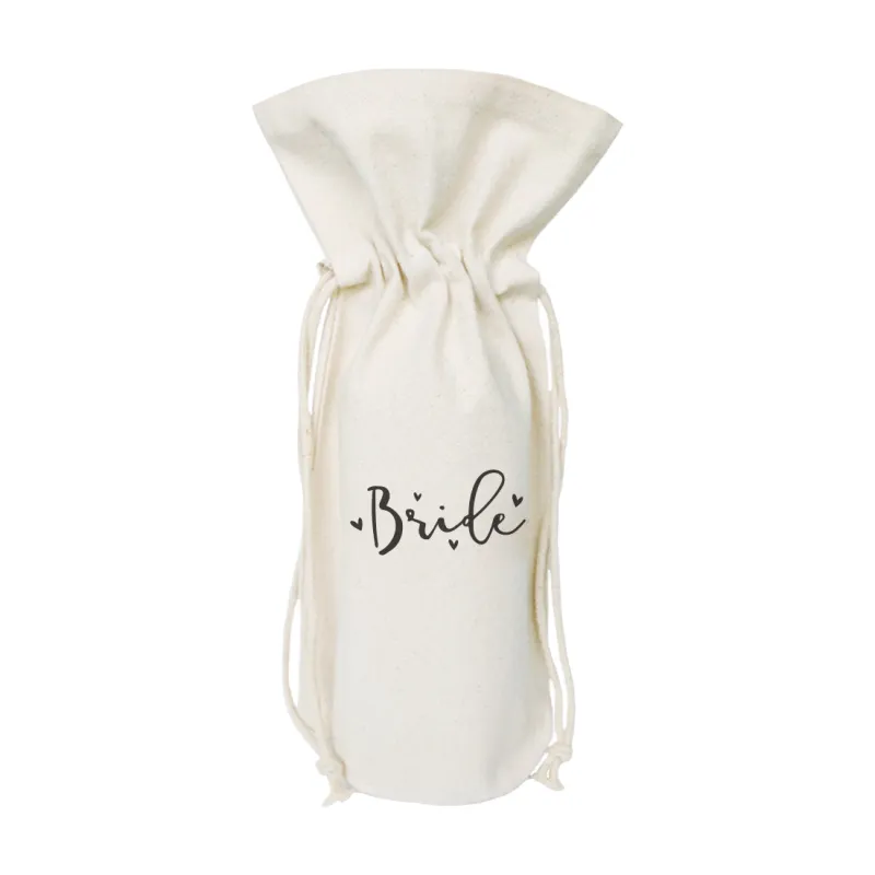 Bride Cotton Canvas Wine Bag by The Cotton & Canvas Co. sold by Zulily